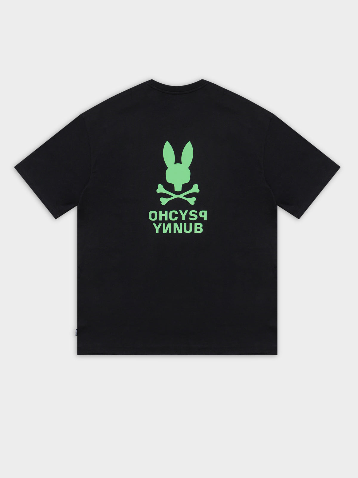 Psycho Bunny Inc Lloyds Relaxed Fit Graphic T-Shirt in Black | 001 Black