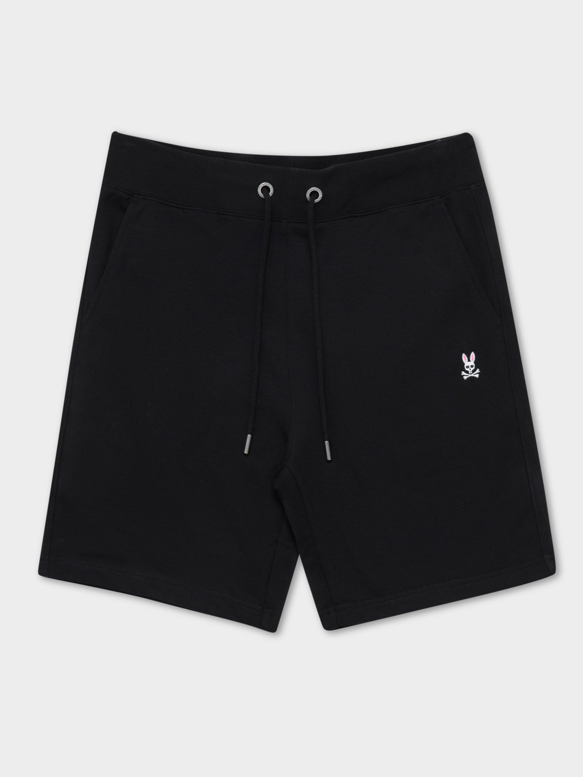 Psycho Bunny Inc French Terry Shorts in Black | 001 Black