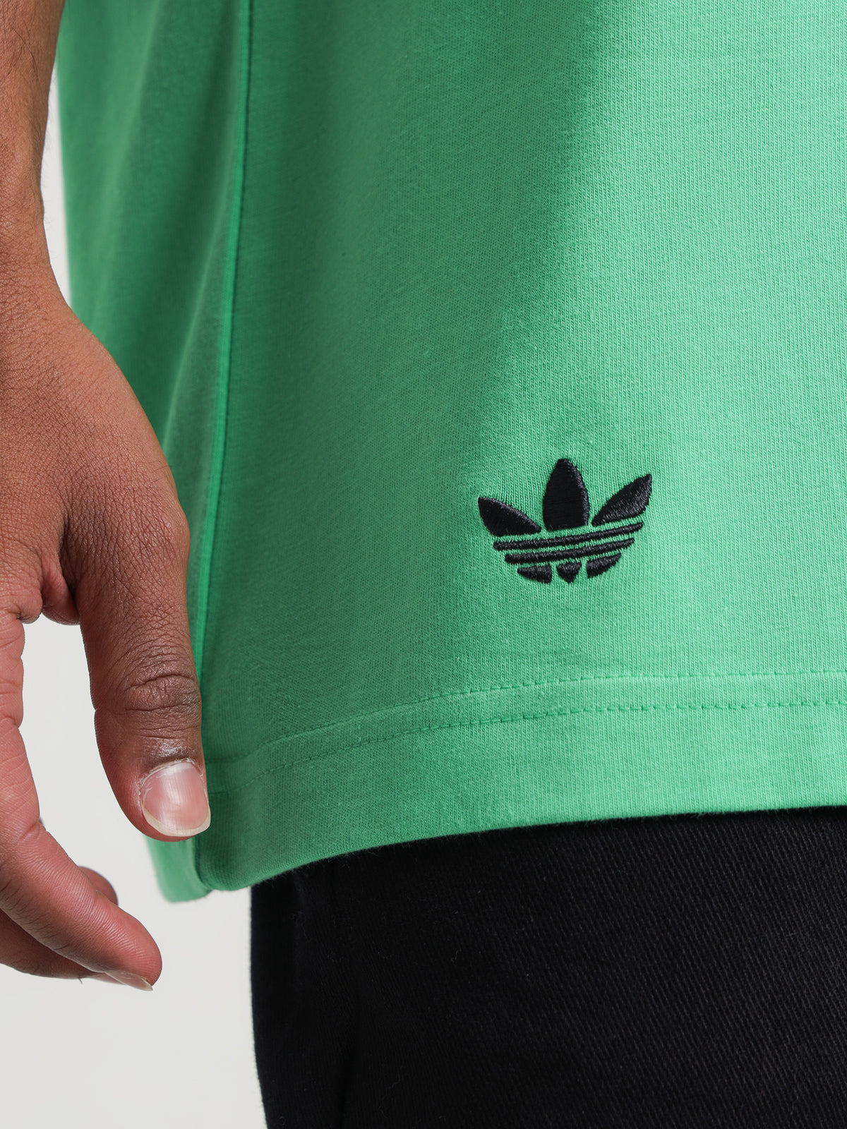 Adidas New C T-Shirt in Green | Green