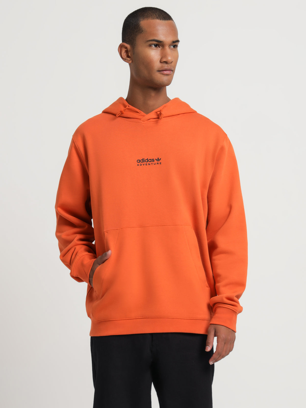 Adidas Adventure Hoodie in Craft Orange | Orange