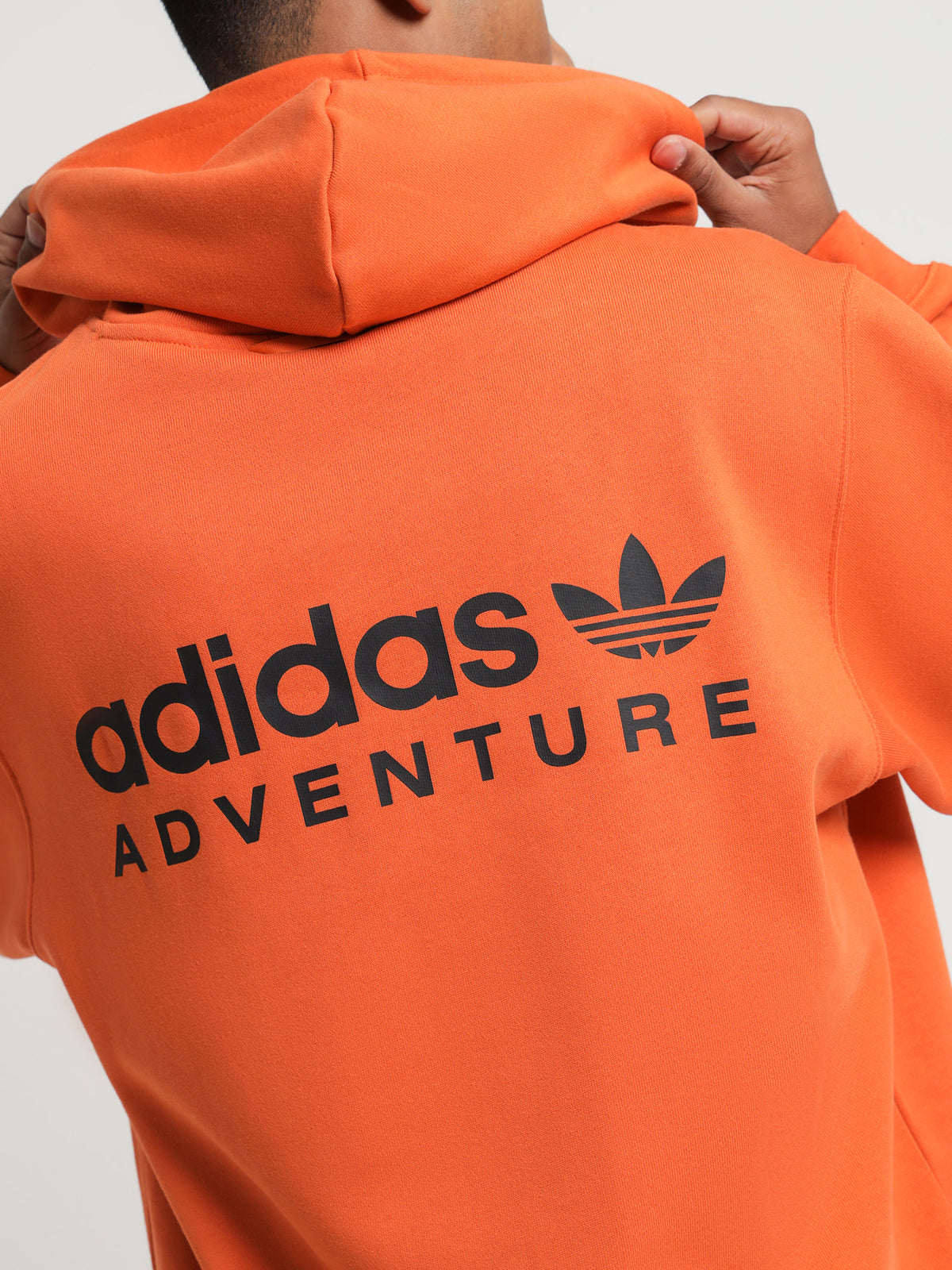 Adidas Adventure Hoodie in Craft Orange | Orange