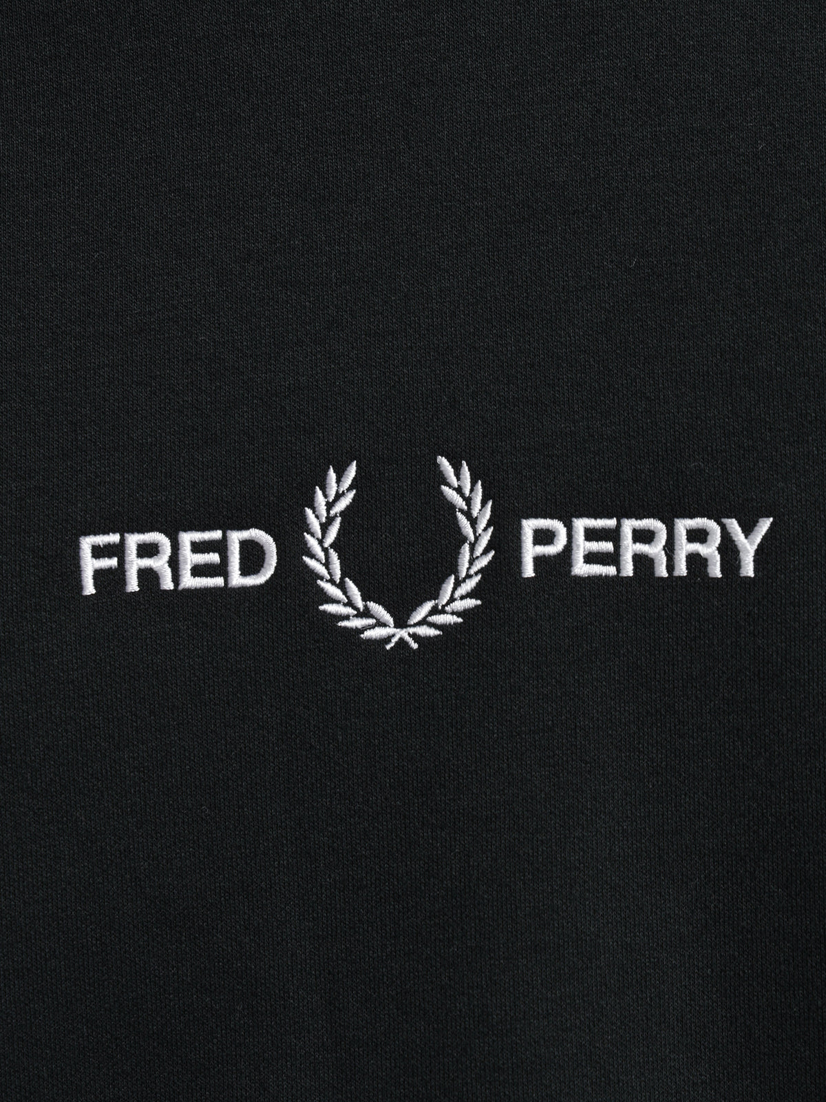 Fred Perry Embroidered Sweatshirt in Night Green | Green