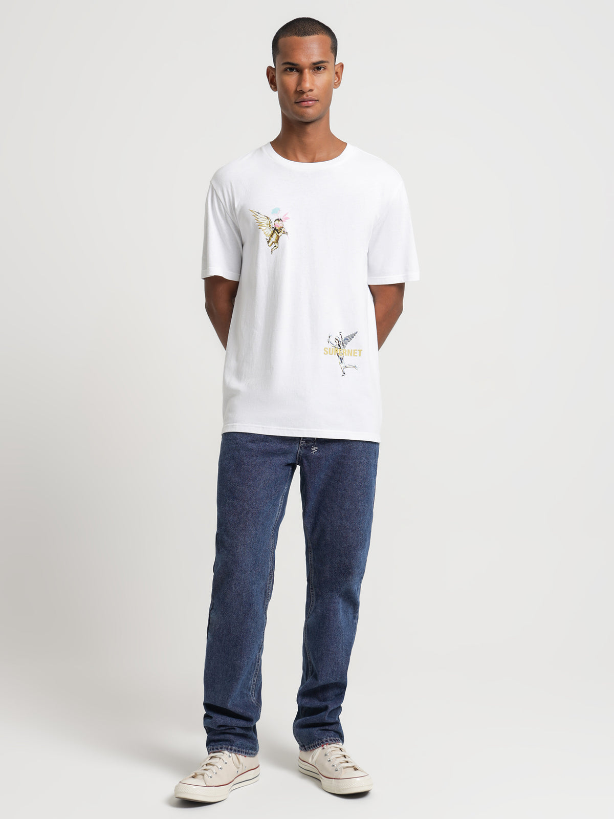 Ksubi Token Kash Short Sleeve T-Shirt in White | White