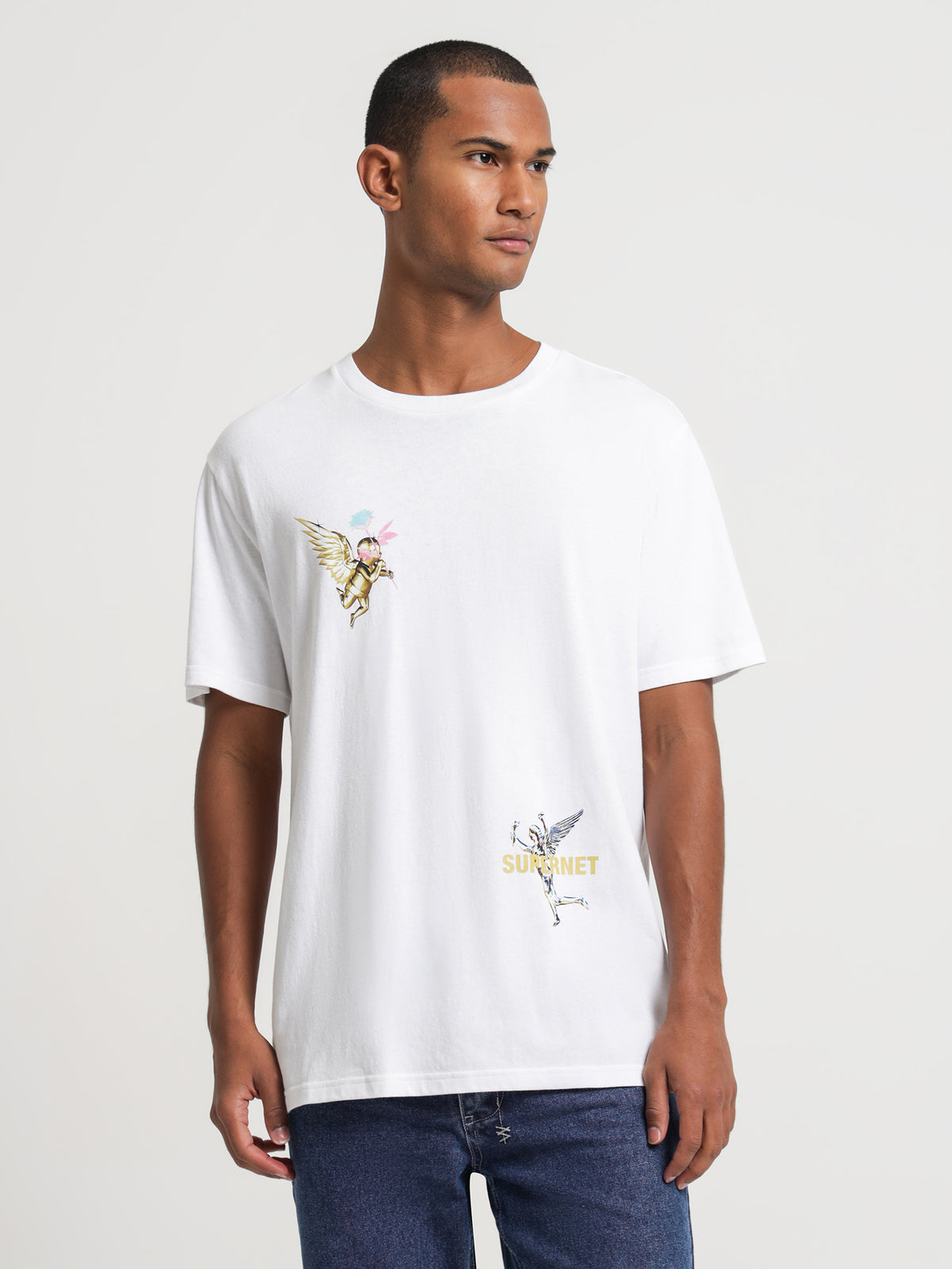 Ksubi Token Kash Short Sleeve T-Shirt in White | White