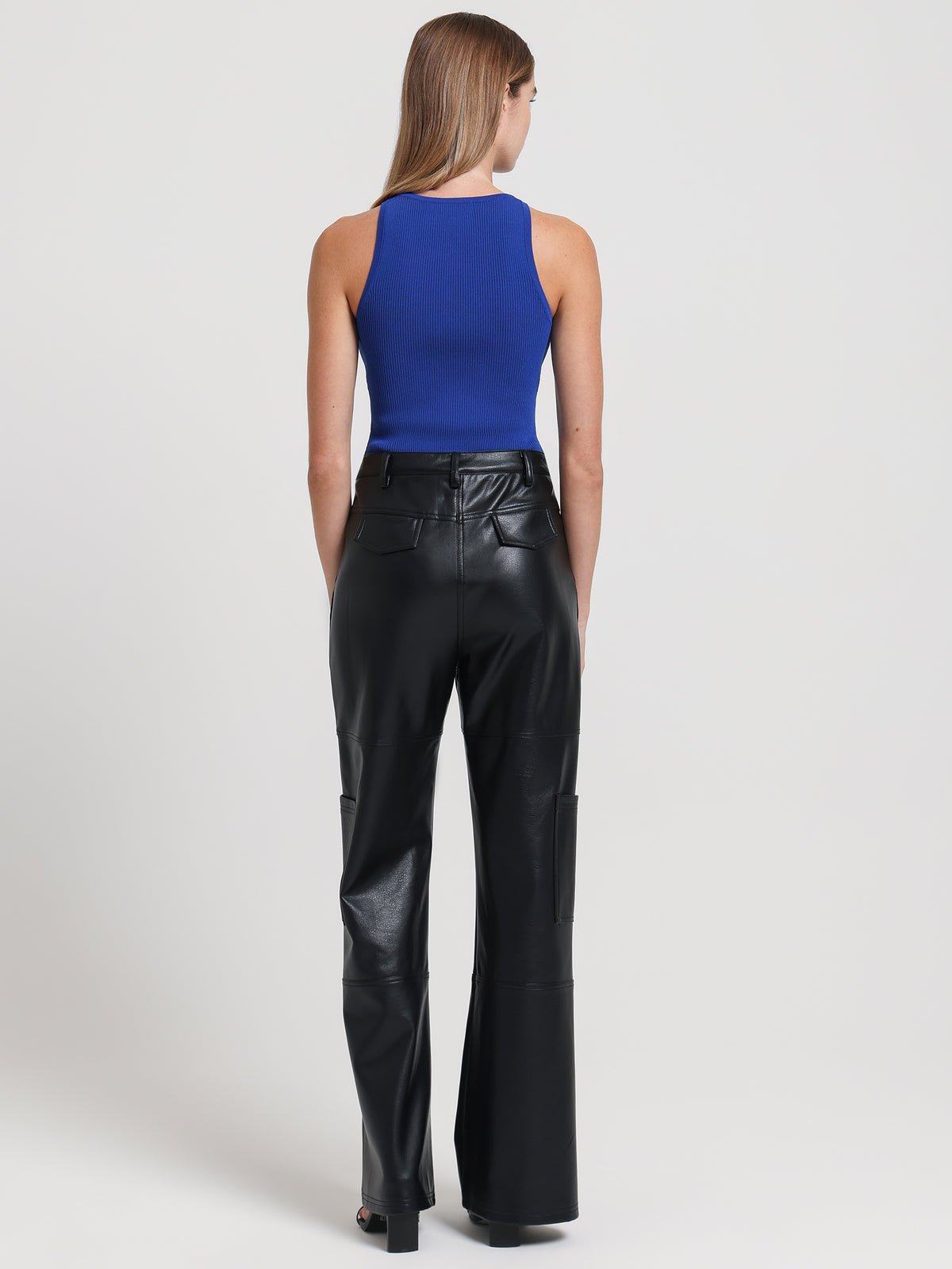 MSE Sweeney Knit Bodysuit in Cobalt | Cobalt