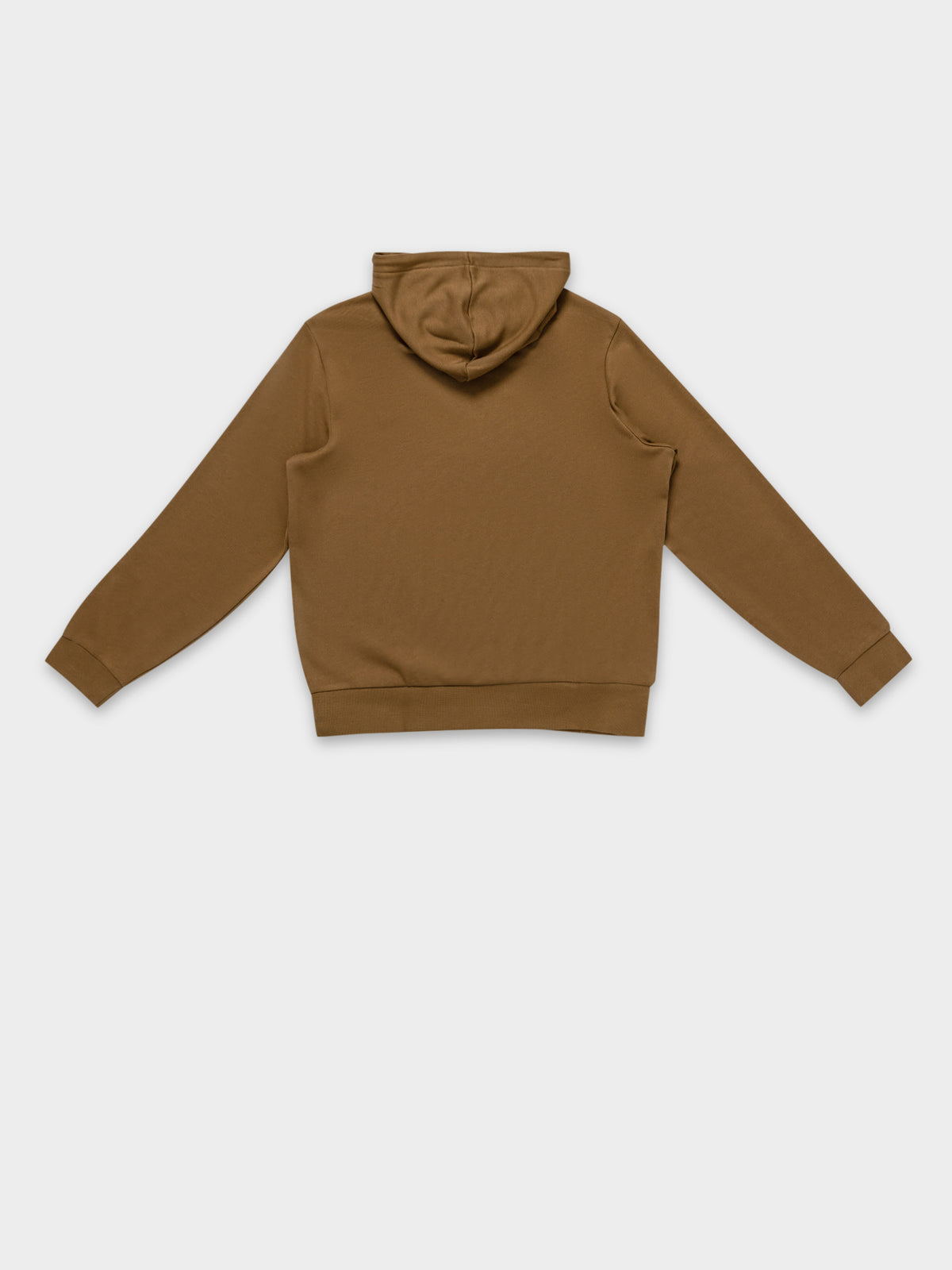 Lacoste Essentials Non Brushed Hoodie in Brown | Brown