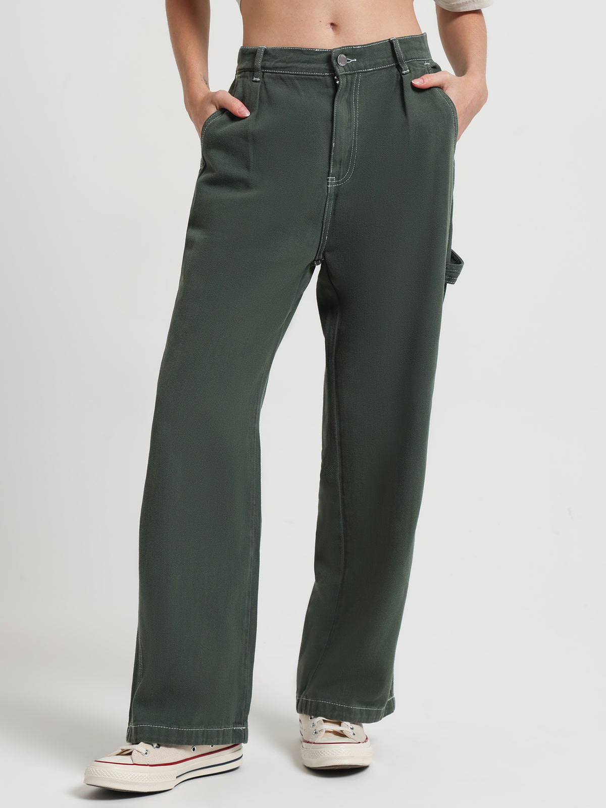 Stussy Nevada Carpenter Jeans in Fern Green | Fern