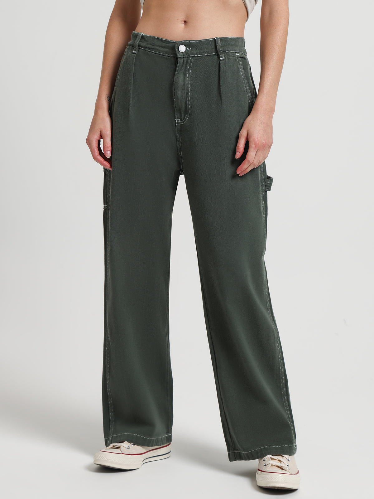 Stussy Nevada Carpenter Jeans in Fern Green | Fern