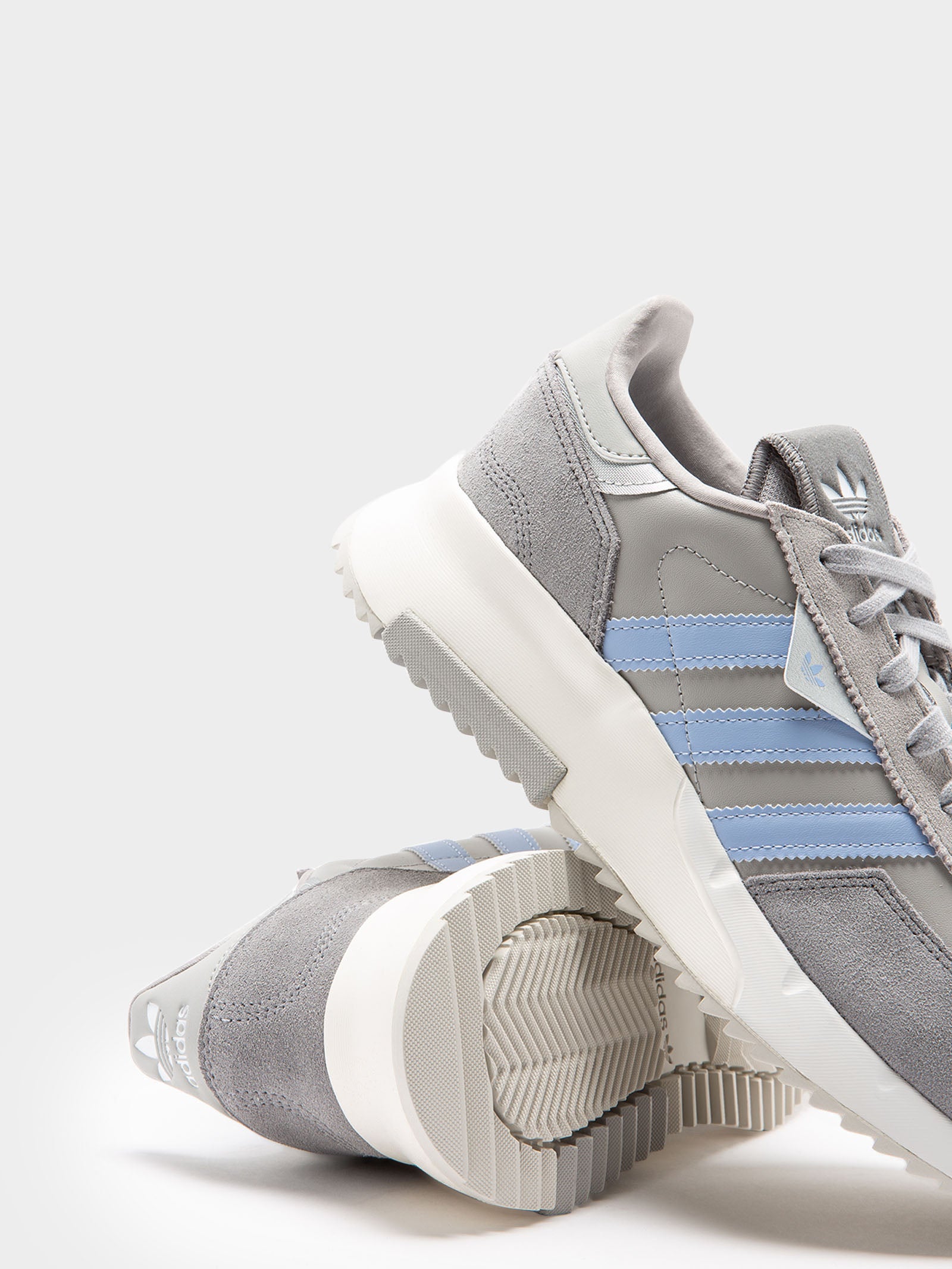 Womens Retropy F2 Shoes in Grey Two & Blue Dawn