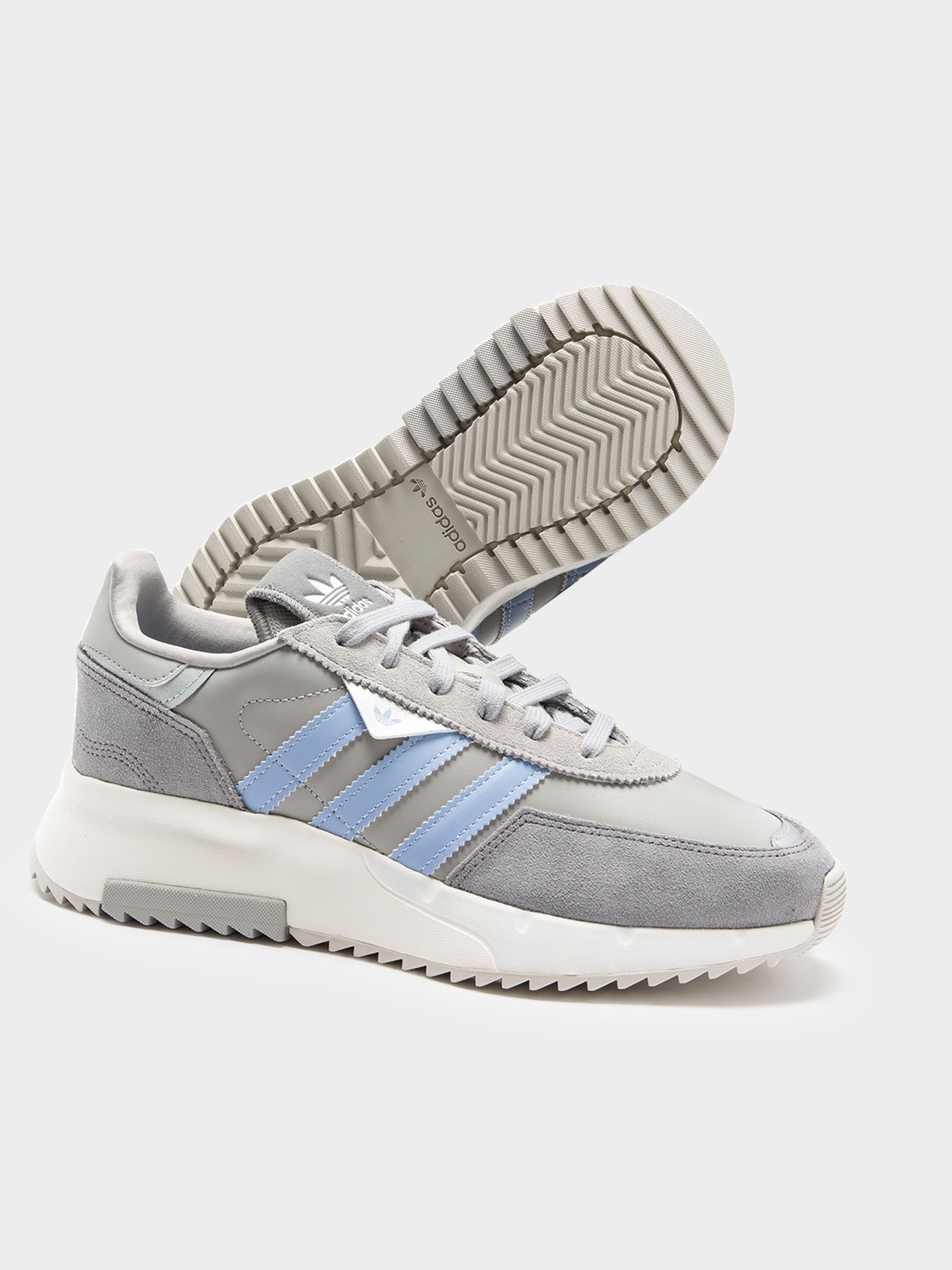 Womens Retropy F2 Shoes in Grey Two & Blue Dawn