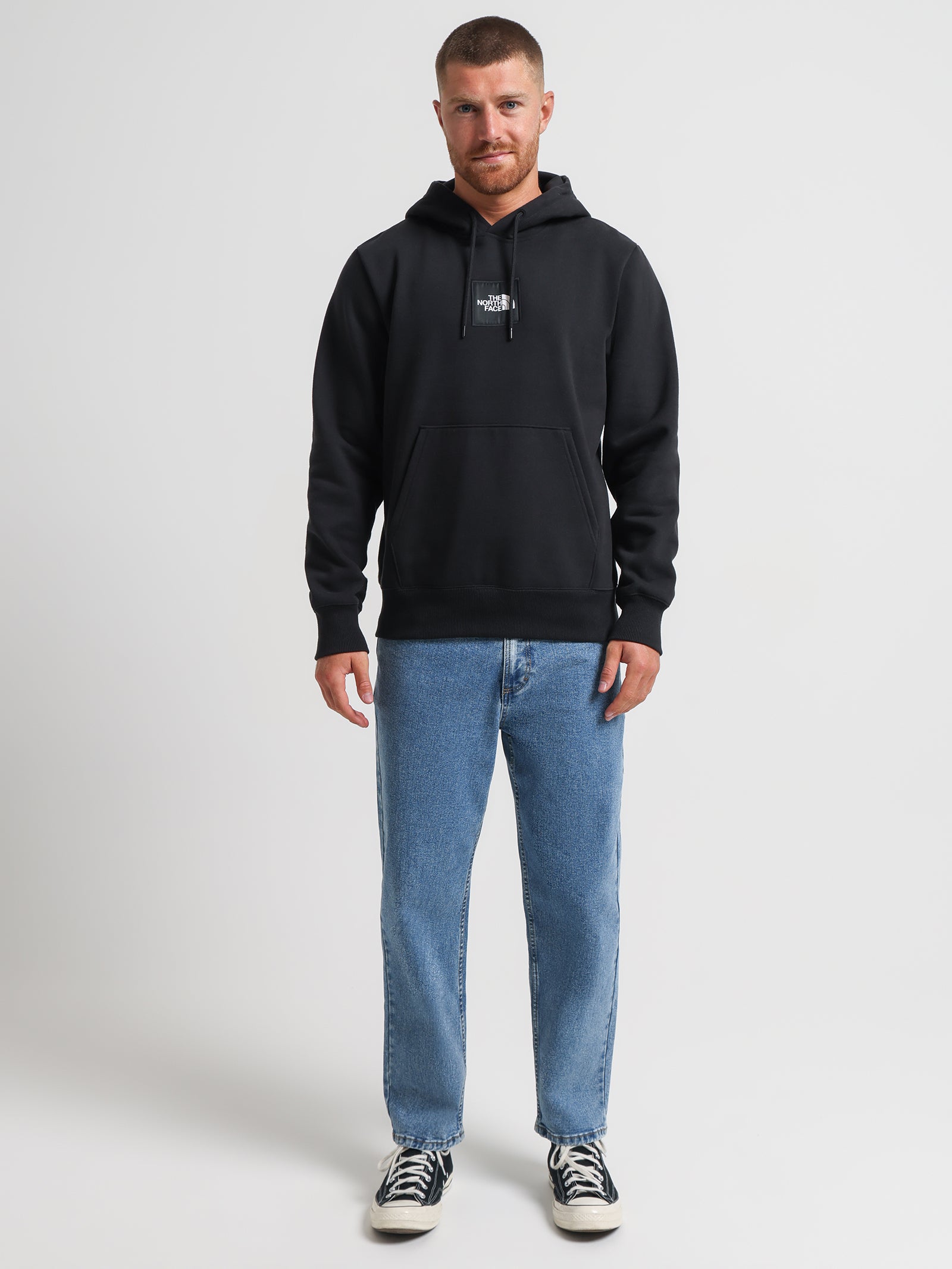 The North Face Heavyweight Box Logo hoodie in black