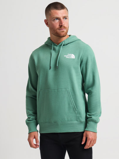 Box NSE Pullover Hoodie in Deep Grass Green