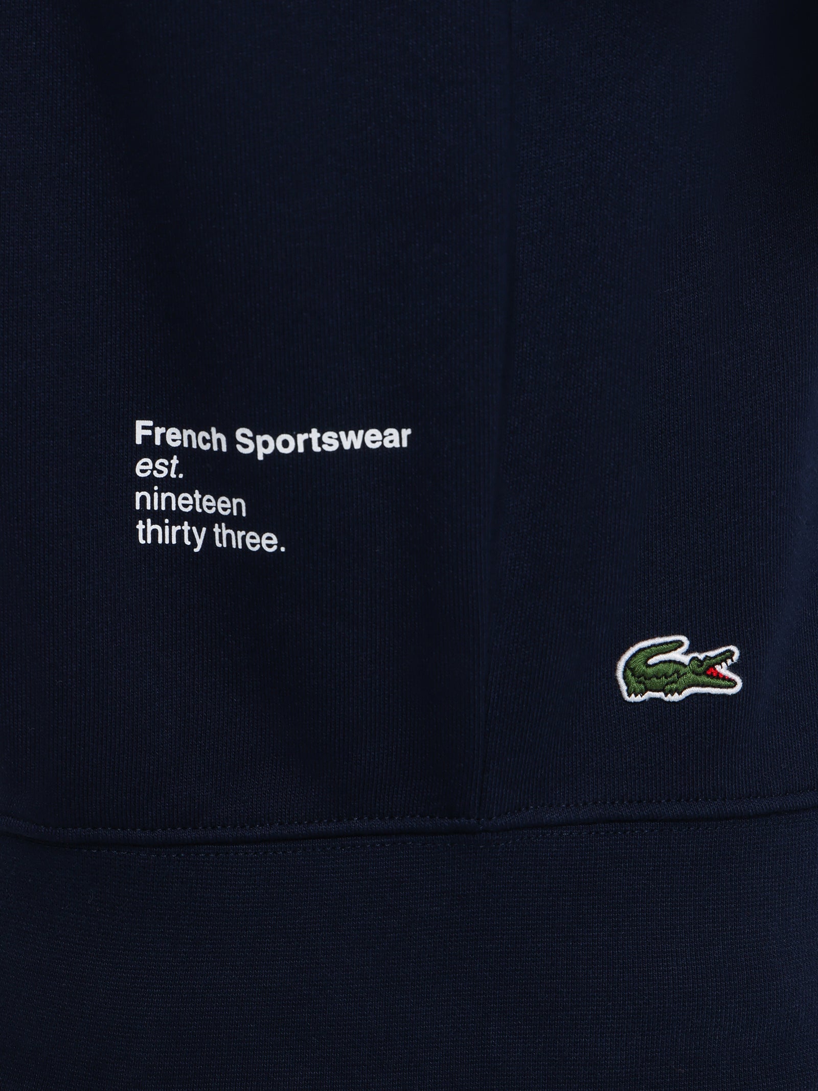 Lacoste Soft Branding Crew in Navy Navy | Glue Store