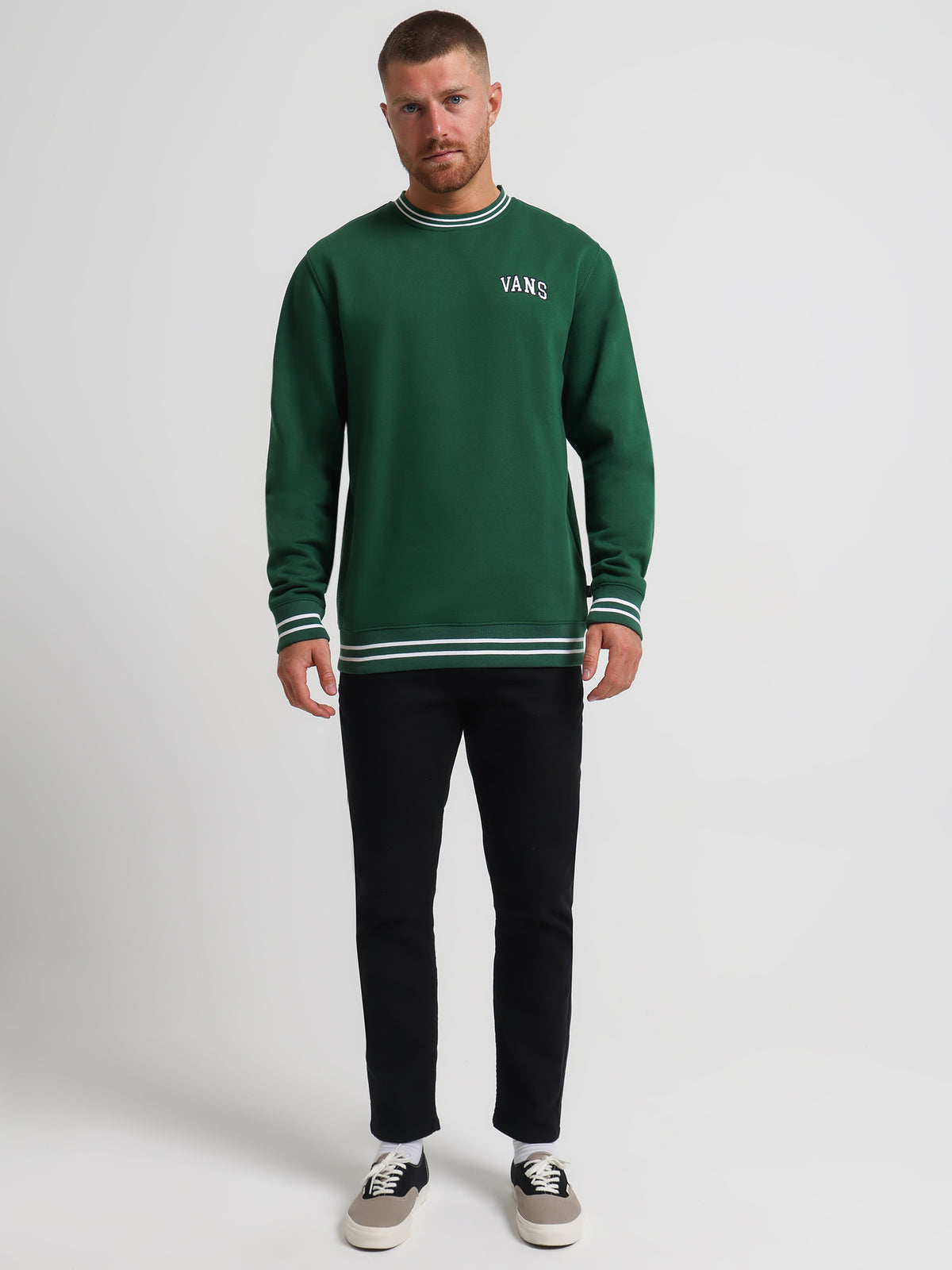 Vans Varsity Crew in Green | Green