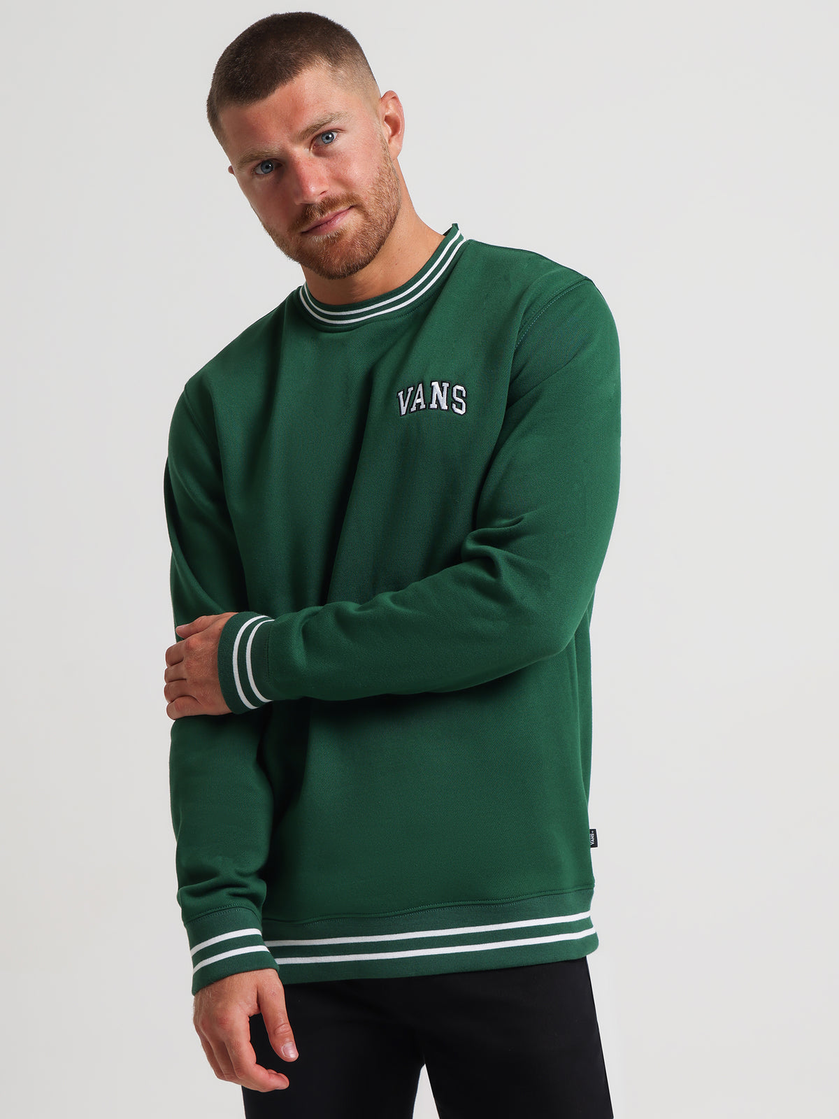 Vans Varsity Crew in Green | Green