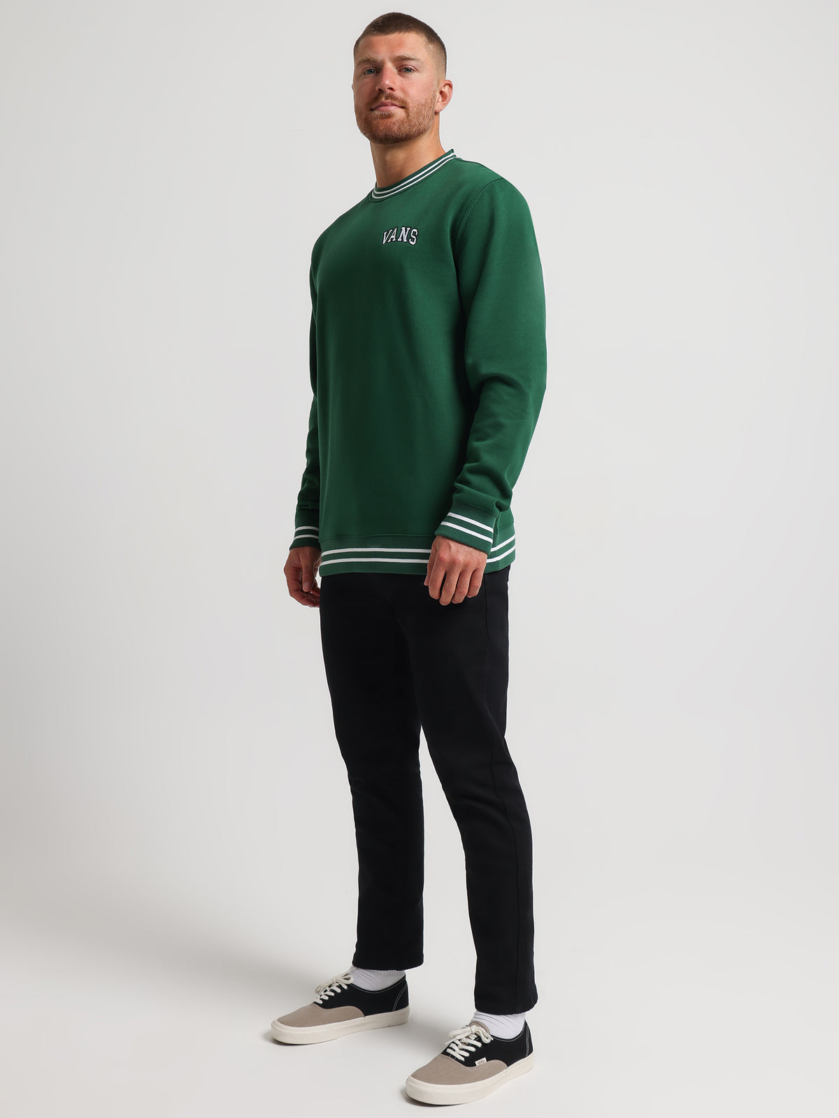 Vans Varsity Crew in Green | Green