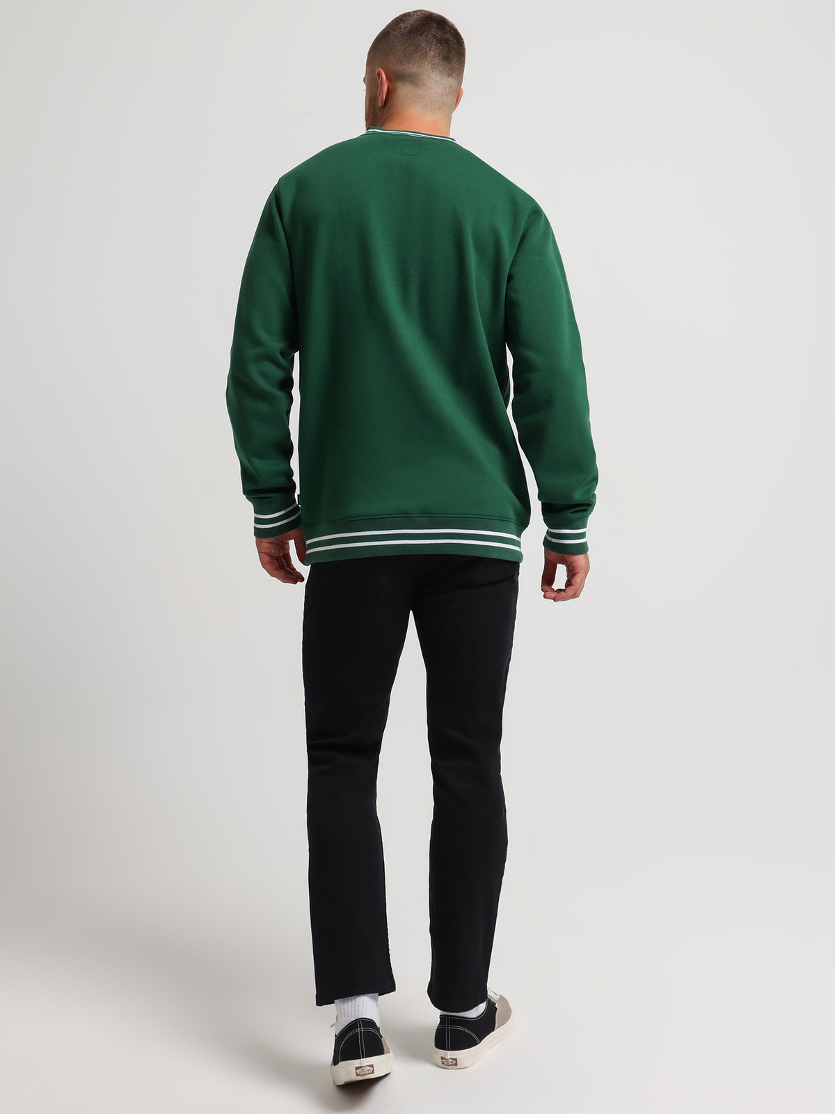 Vans Varsity Crew in Green | Green