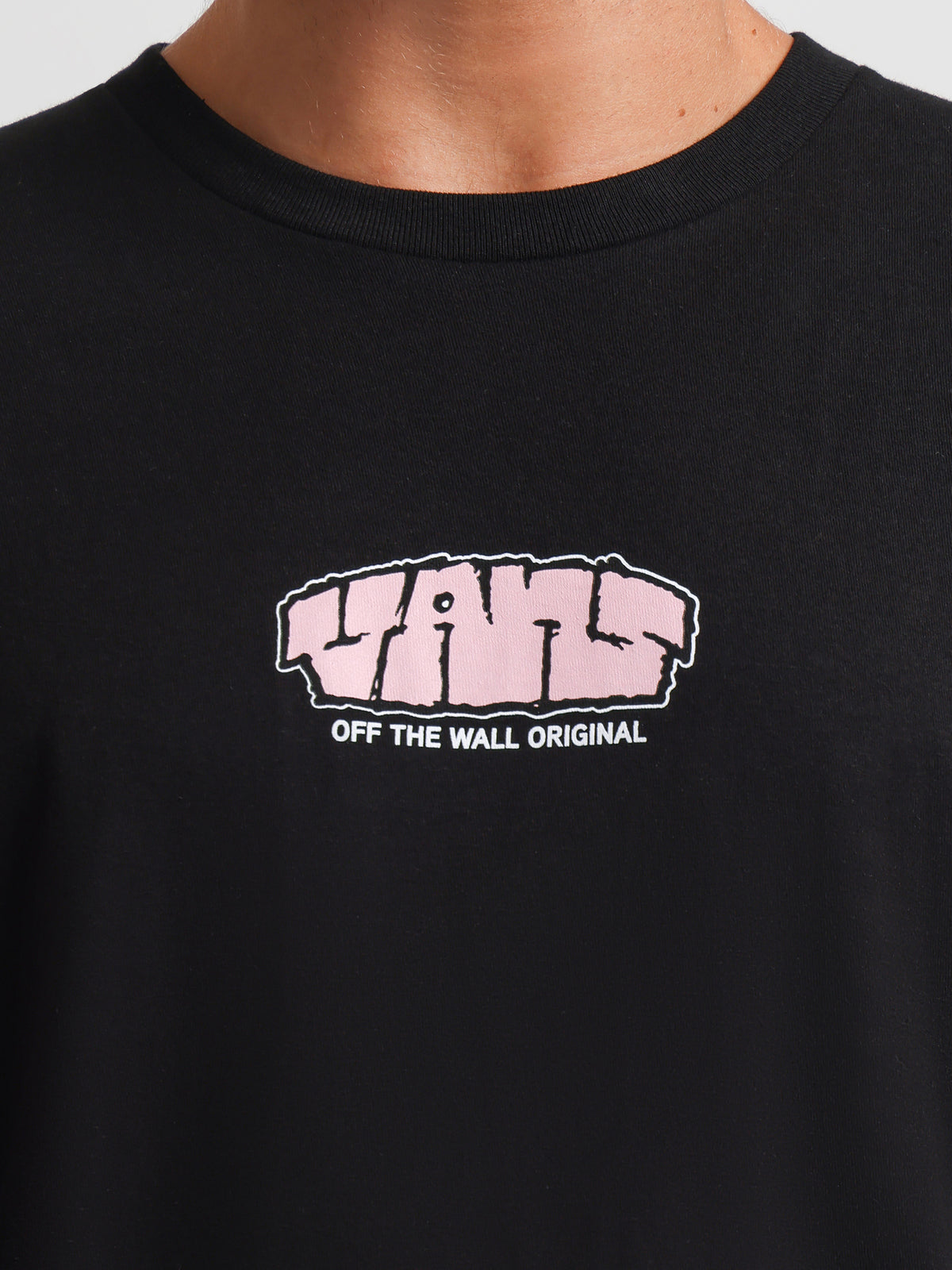 Vans Blocked Vans Logo T-Shirt in Black | Black