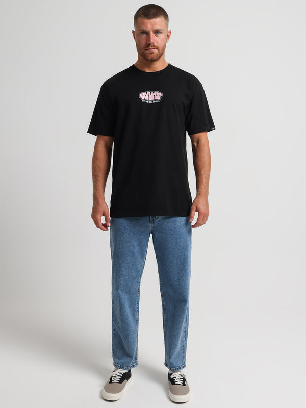 Vans Blocked Vans Logo T-Shirt in Black Black | Glue Store