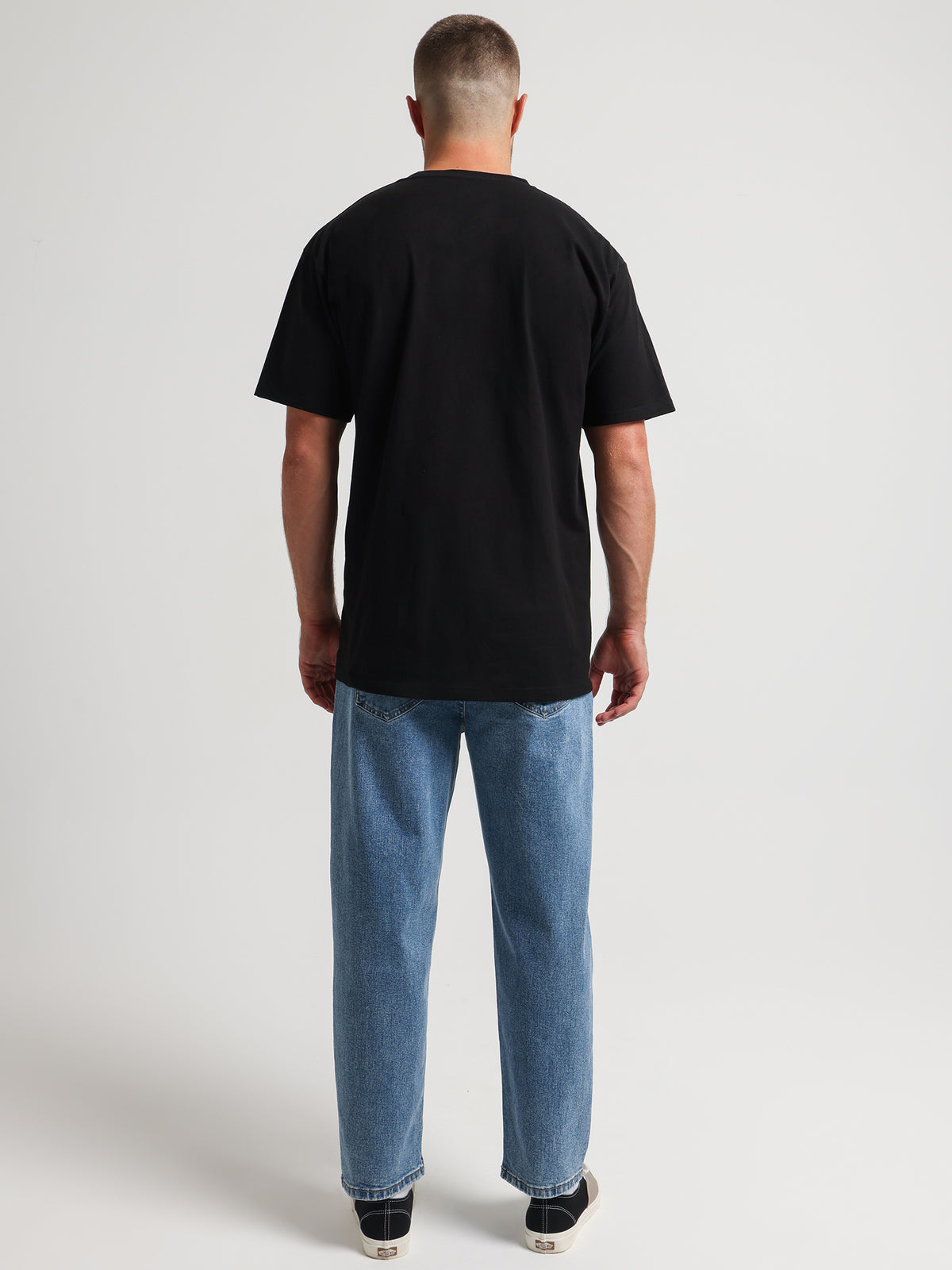 Vans Blocked Vans Logo T-Shirt in Black | Black