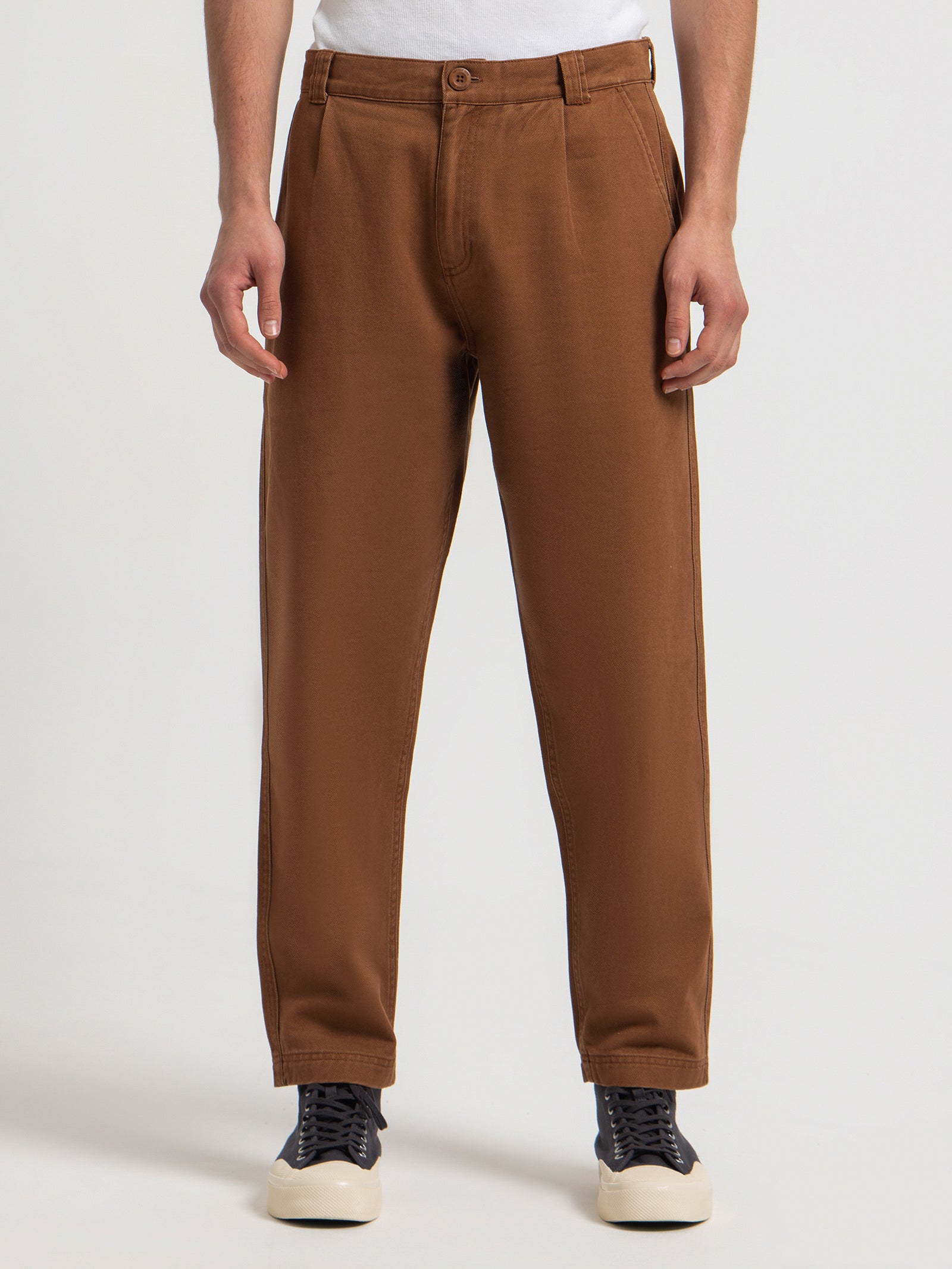 Shop Stussy Stock Wide Leg Track Pants In Brown - Fast Shipping