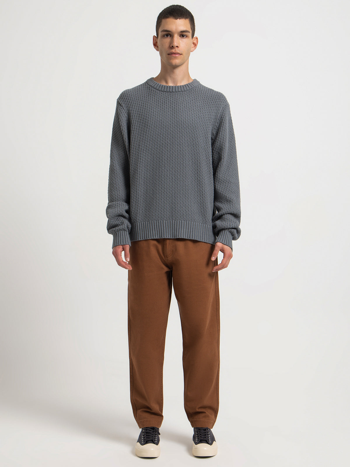 Article One Rowan Knit Sweater in Storm | Storm