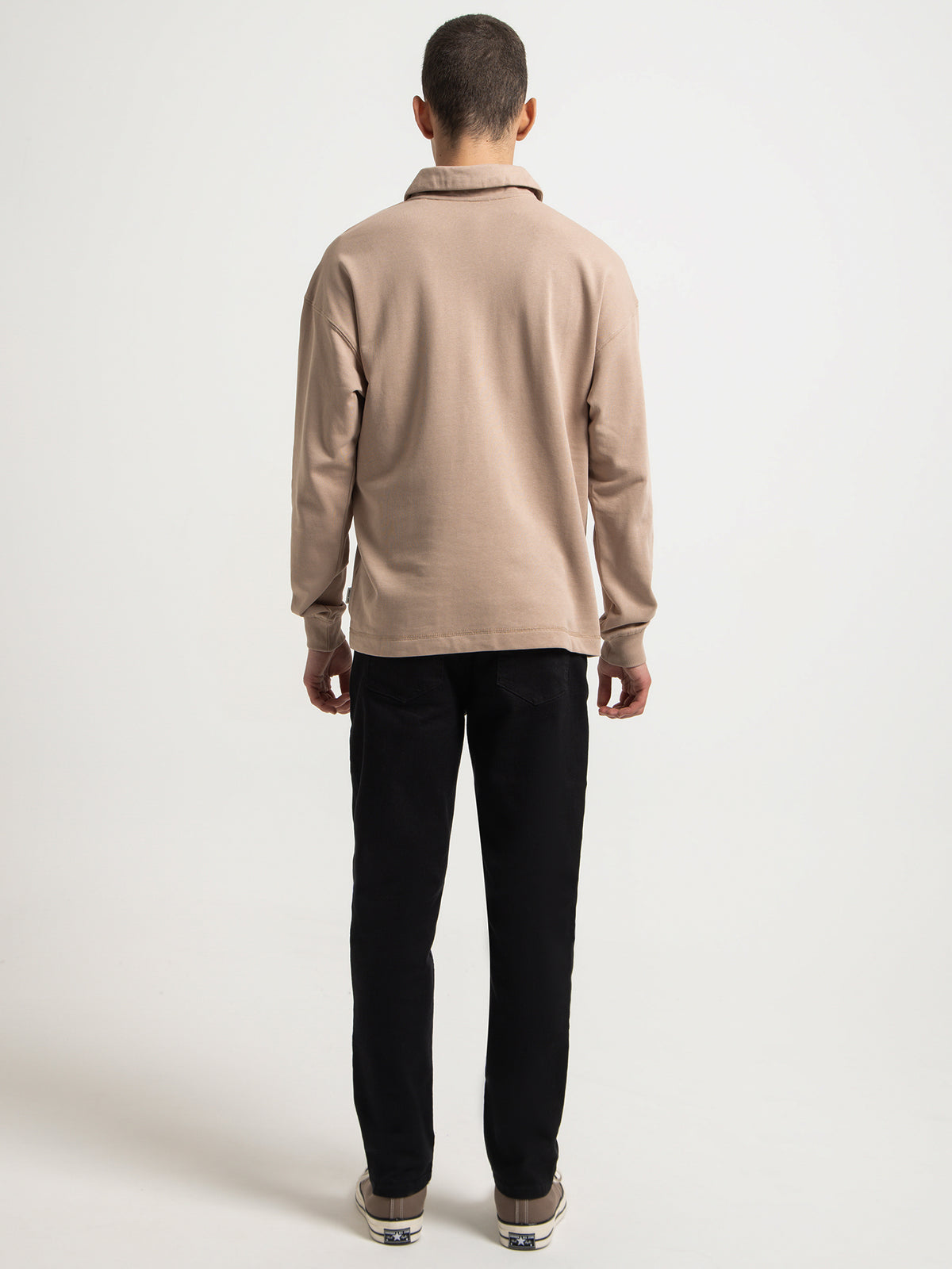 Article One Alfie Pique Sweater in Granola | Granola