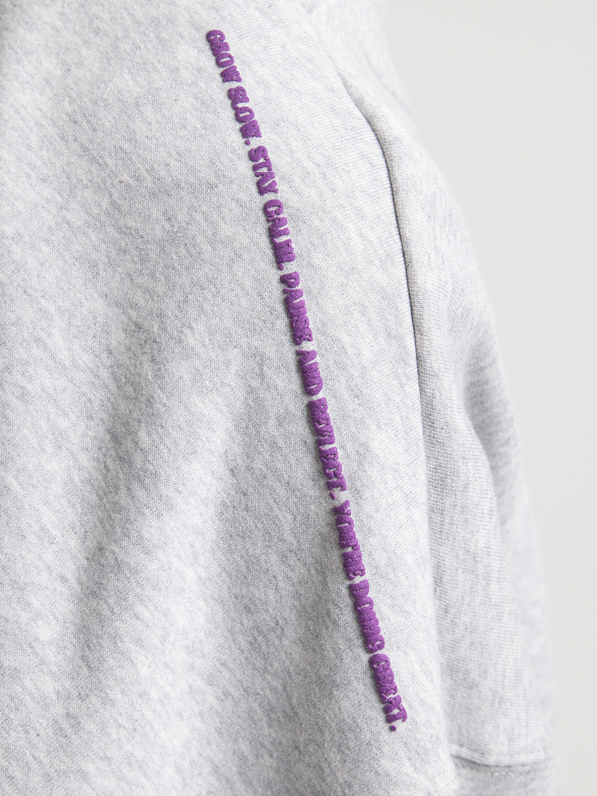 OWWY Origins Hoodie in Grey & Grape | Grey/Grape