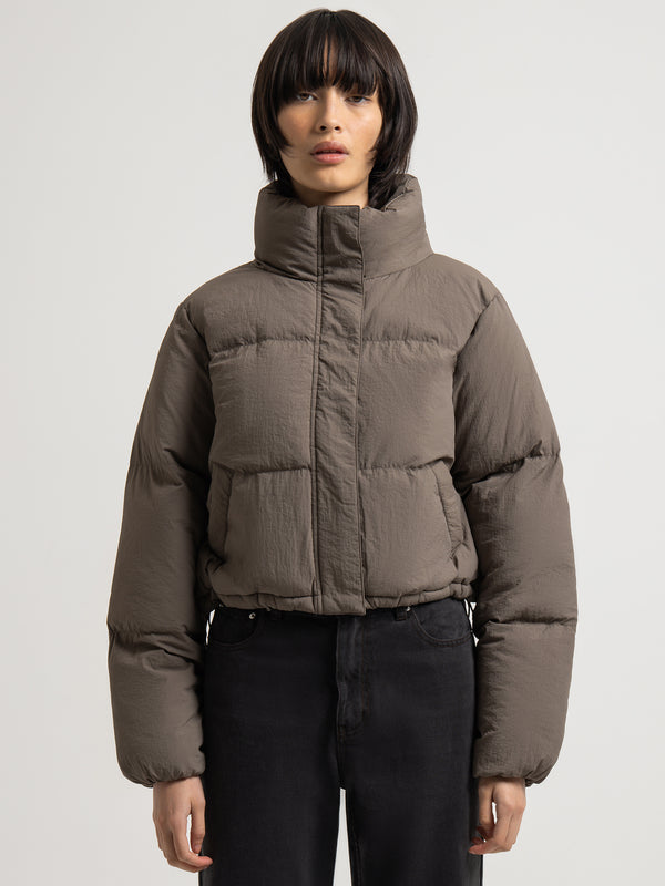 Nude lucy Topher Puffer Jacket in Ash Ash | Glue Store