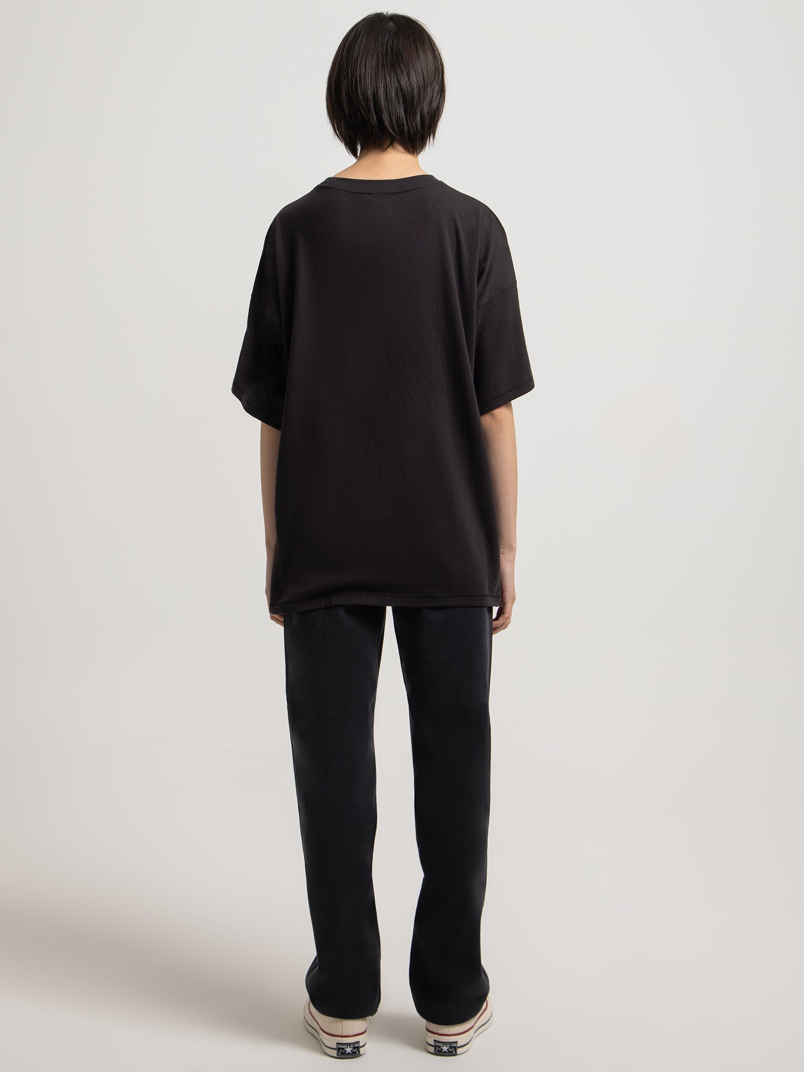 Boxy Slouch T-Shirt in Black & Multi - Glue Store