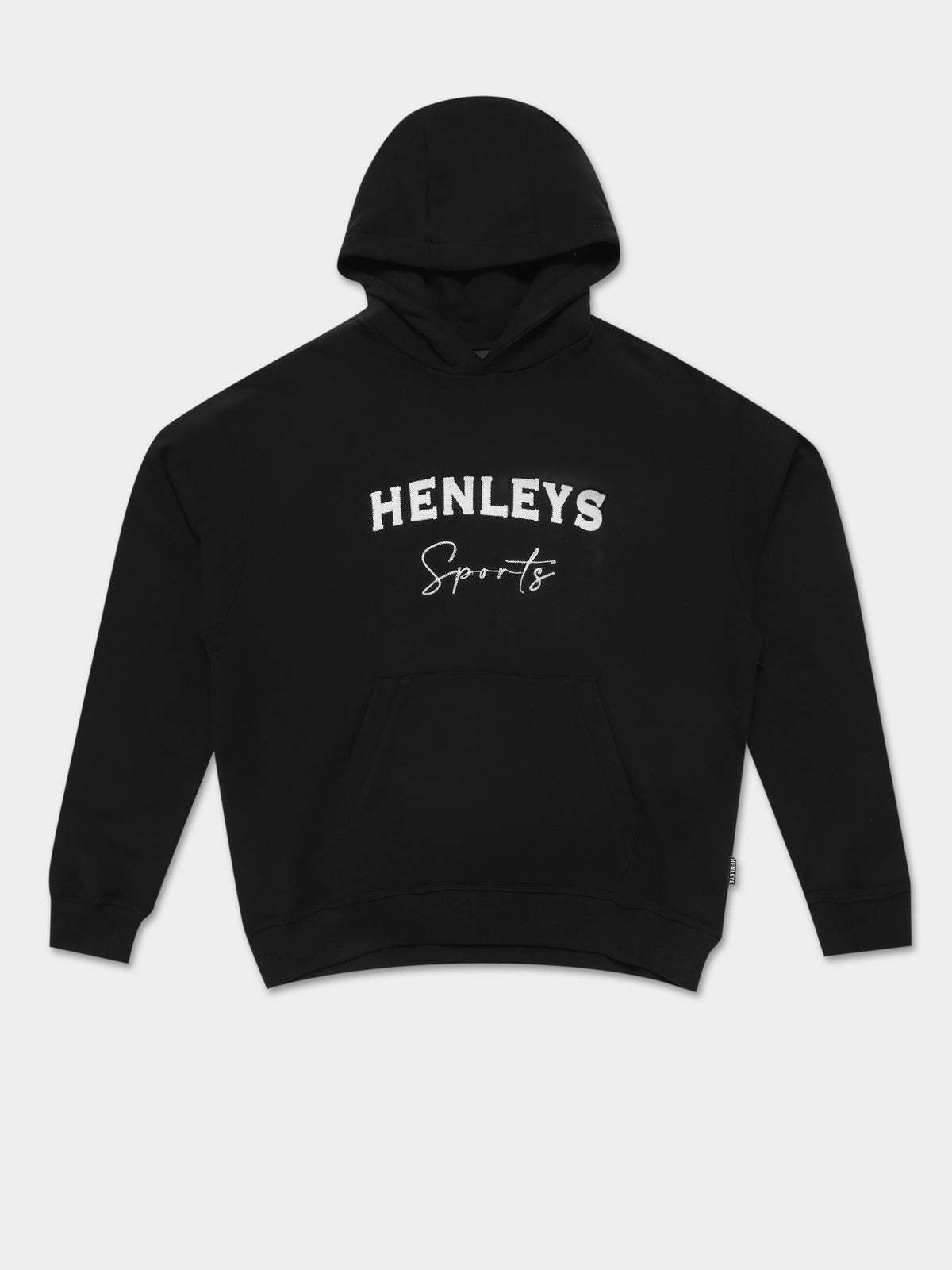 Henleys Club Hooded Sweater in Black | Black