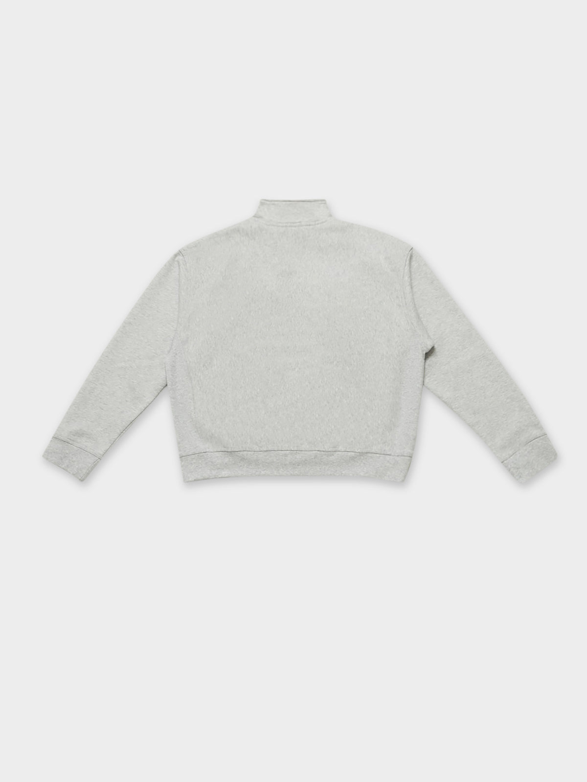 Carhartt Wip Half Zip American Zip Sweat in Ash Heather Grey | Ash Heather