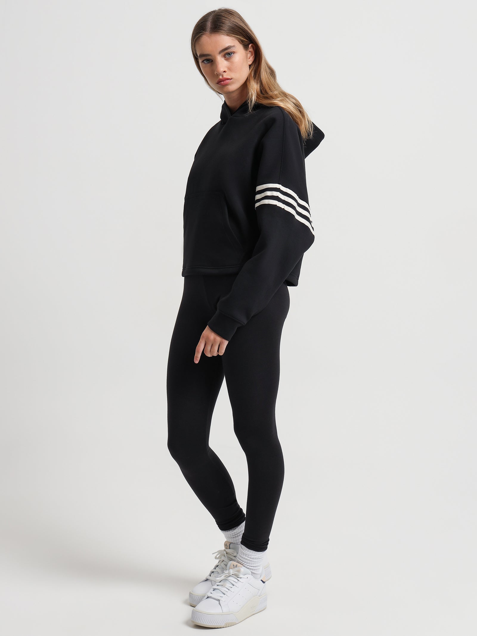 Adidas Adicolor Neuclassics Hoodie in Black Black | Glue Store