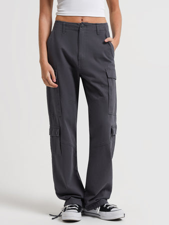 ASOS DESIGN Tall slim cargo pants with pockets in sand