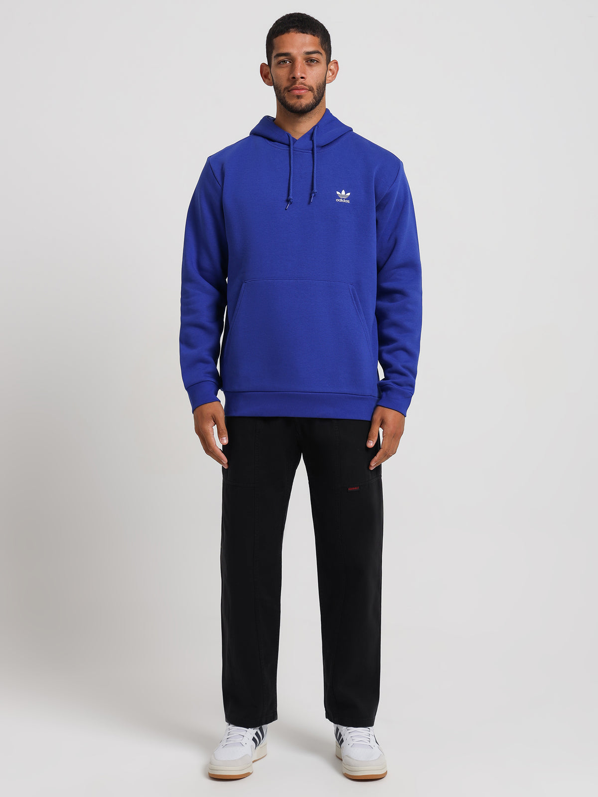 Adidas Trefoil Essentials Hoodie in Semi Lucid Blue | Semi Lucid Blue