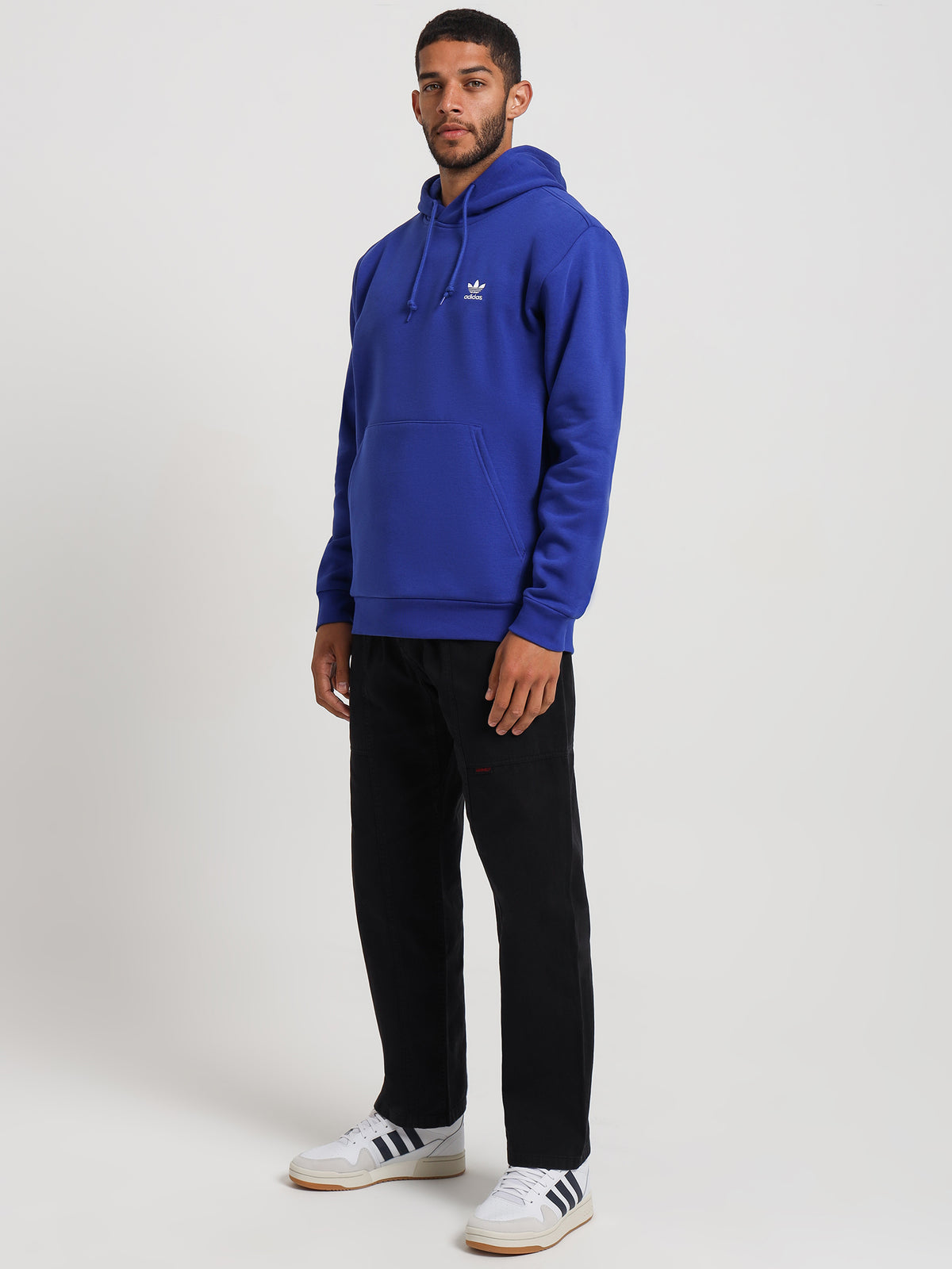 Adidas Trefoil Essentials Hoodie in Semi Lucid Blue | Semi Lucid Blue