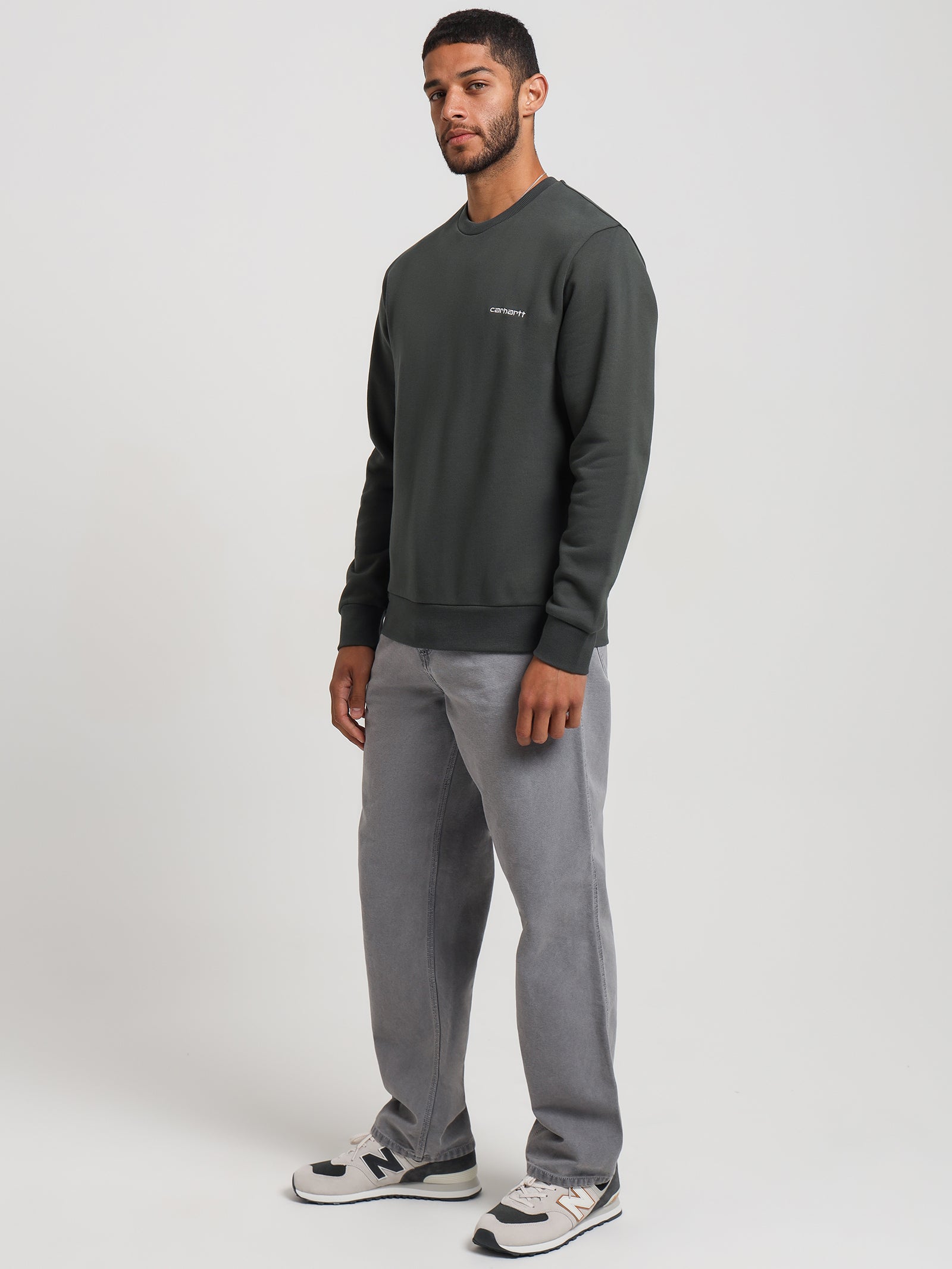 Carhartt script embroidery outlet sweatshirt