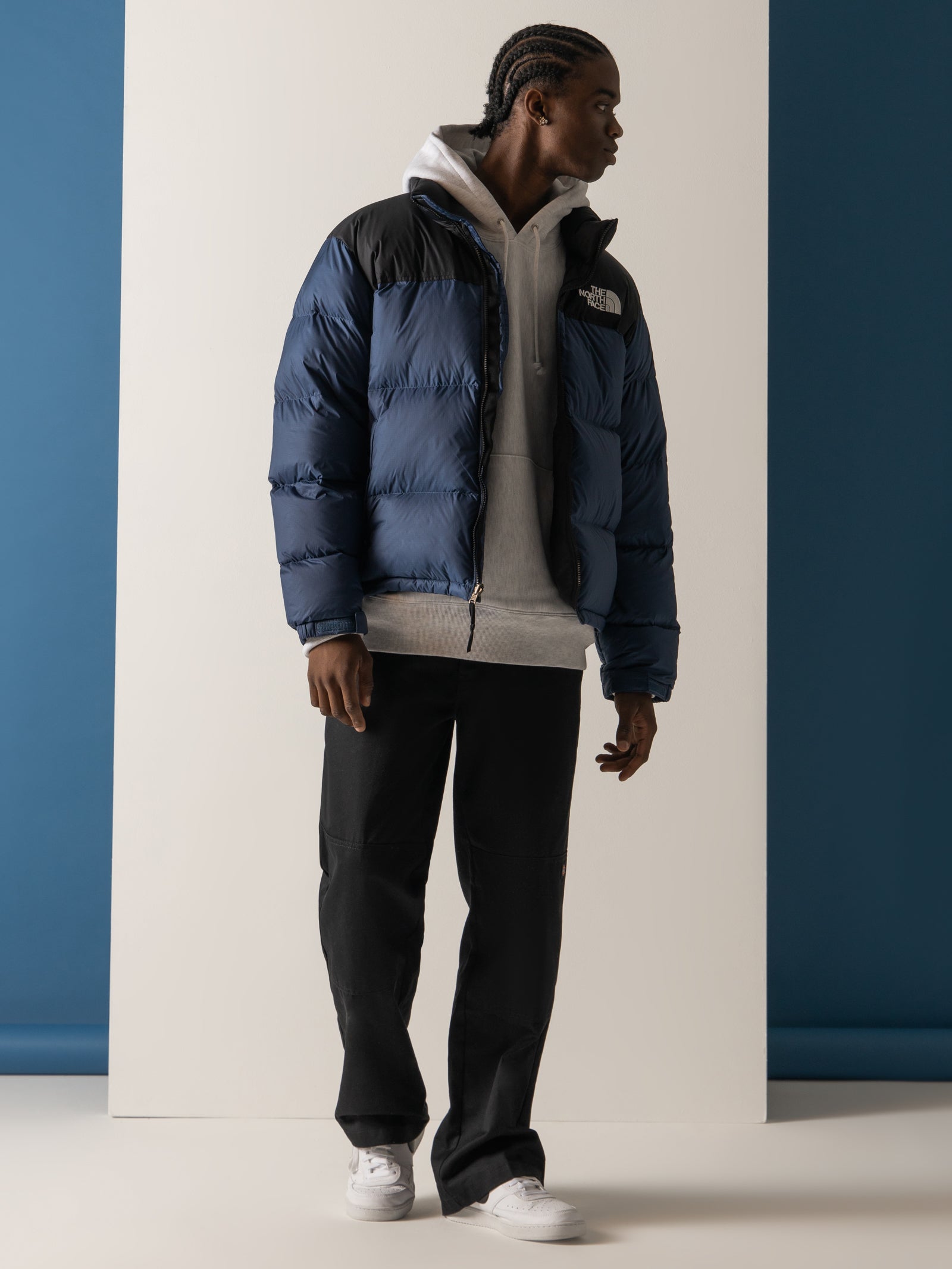 1996 Retro Nuptse Jacket in Shady Blue