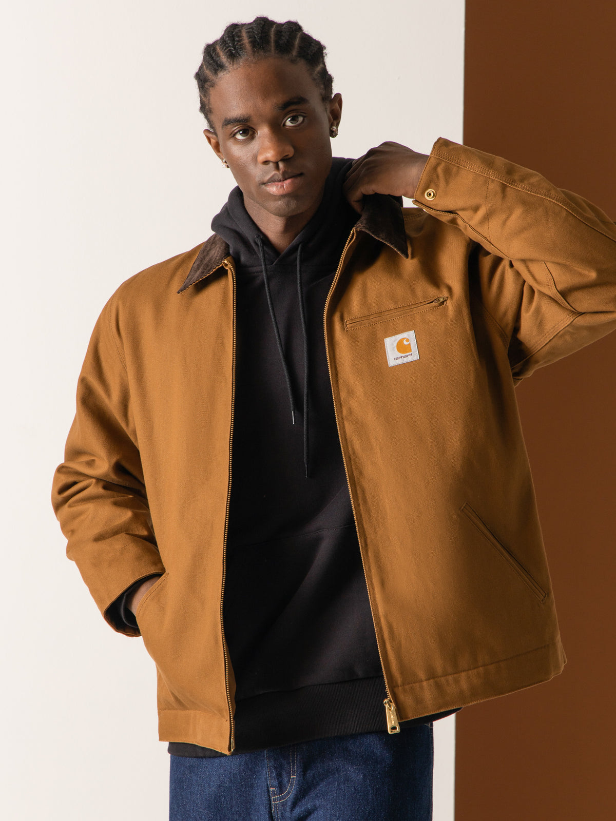 Carhartt Wip Detroit Jacket in Hamilton Brown | Brown