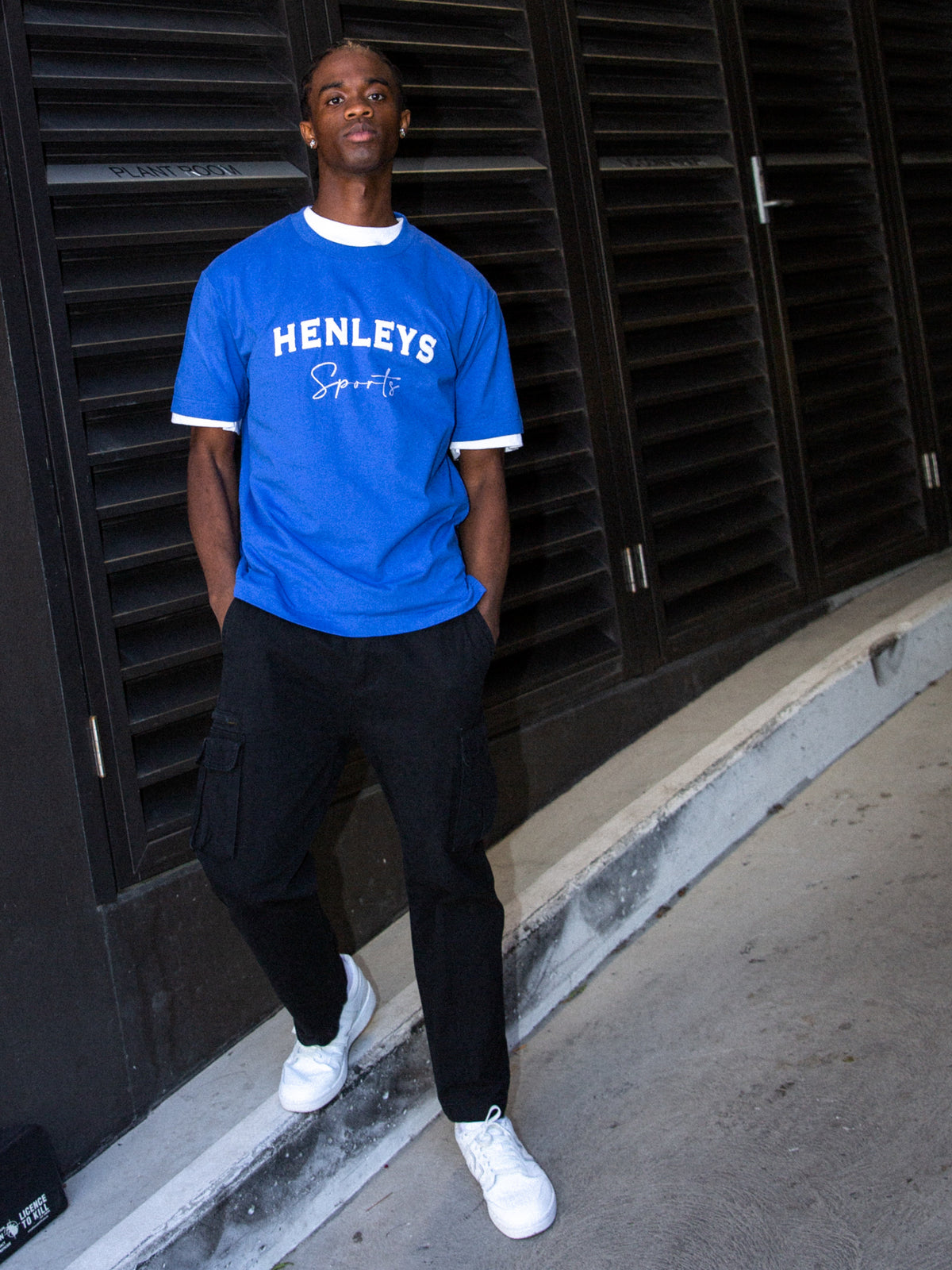 Henleys Club T-Shirt in Sapphire | Sapphire