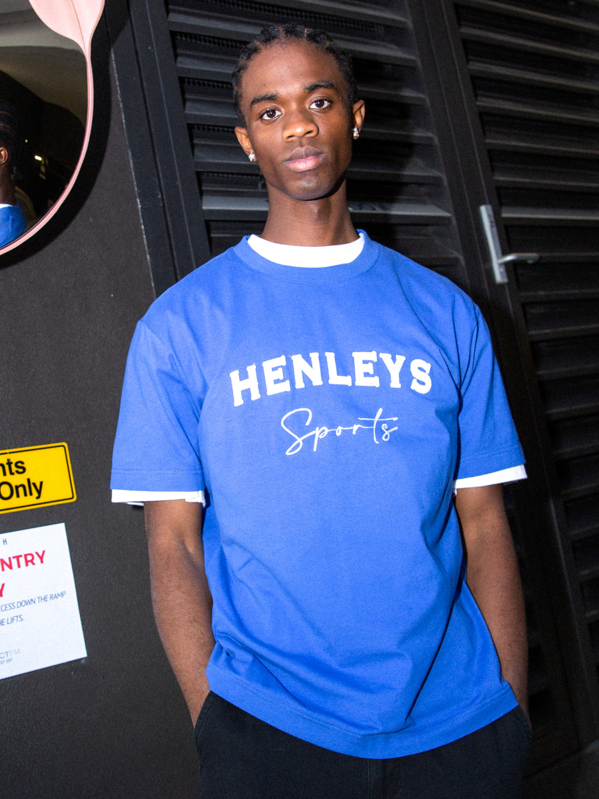 Henleys Club T-Shirt in Sapphire | Sapphire