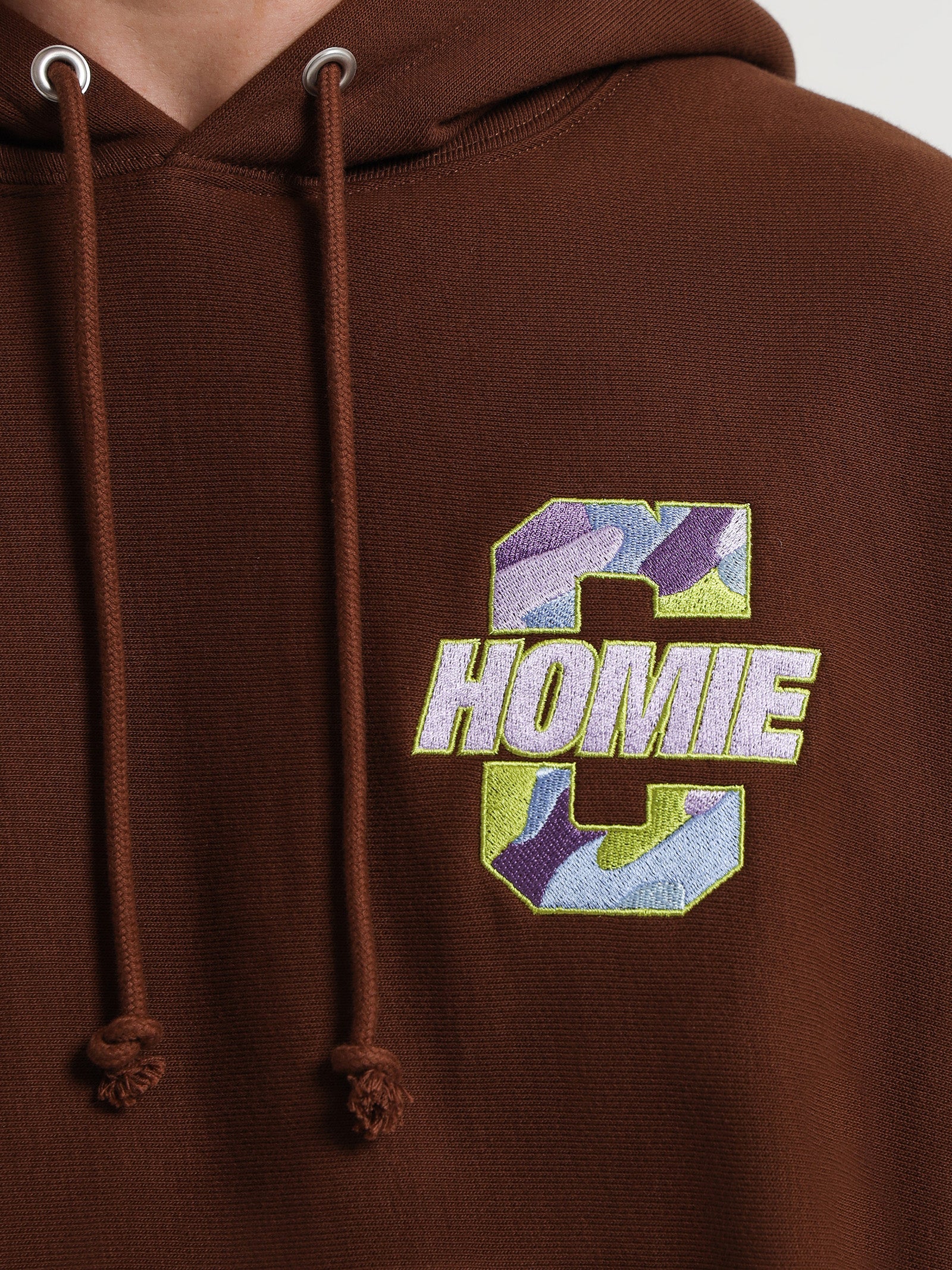 Reverse Weave HoMie Camo Hoodie in Brown Bear