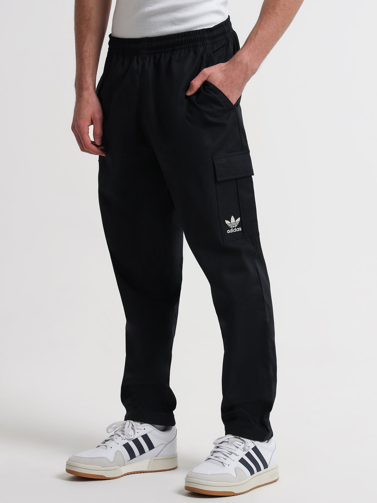 Adidas Enjoy Summer Cargo Pants in Black | Black