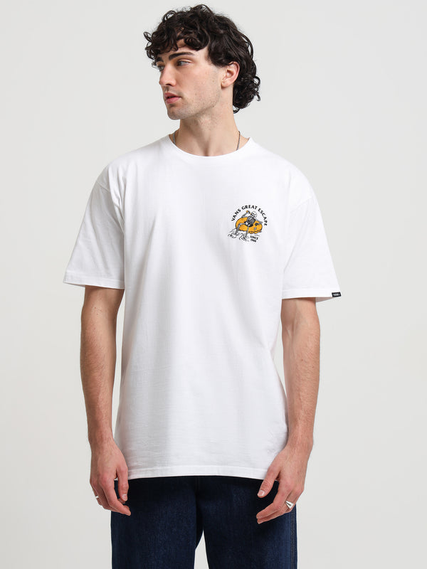 Vans Permanent Vacation T-Shirt in White White | Glue Store