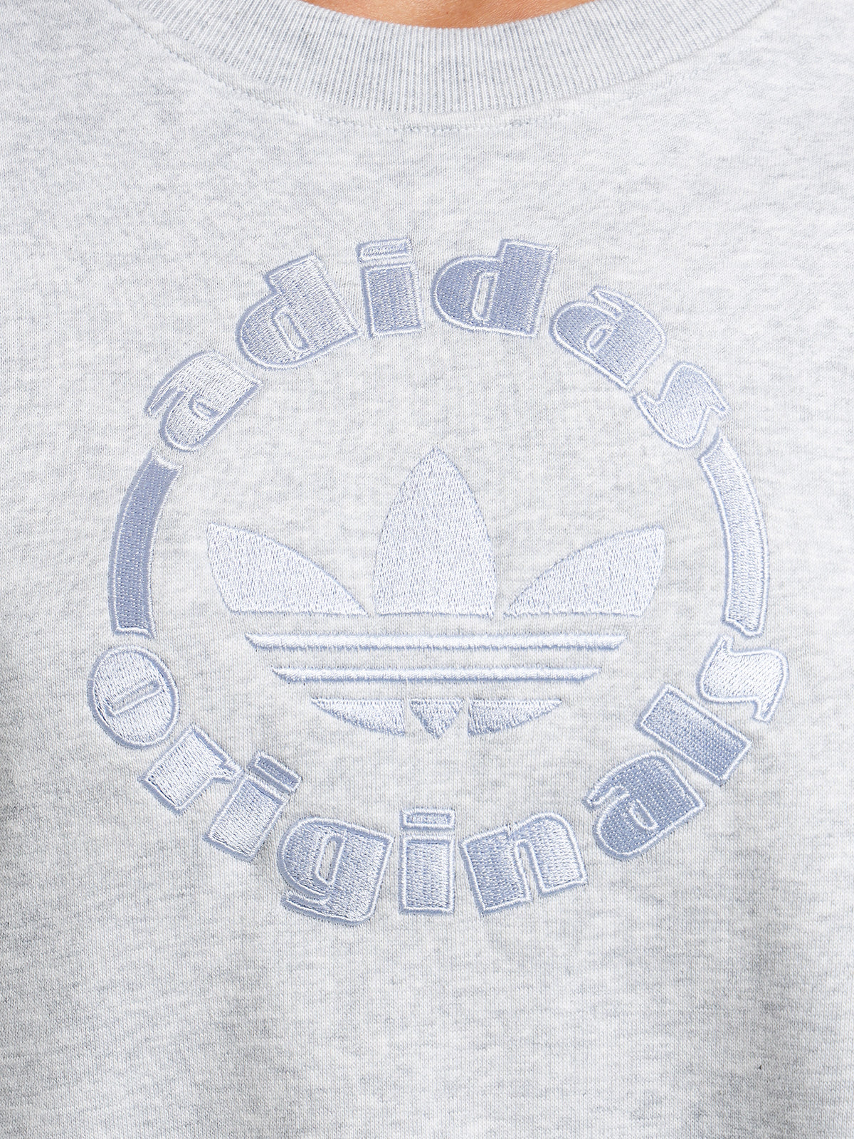 Adidas Sweatshirt in Light Grey Heather | Light Grey