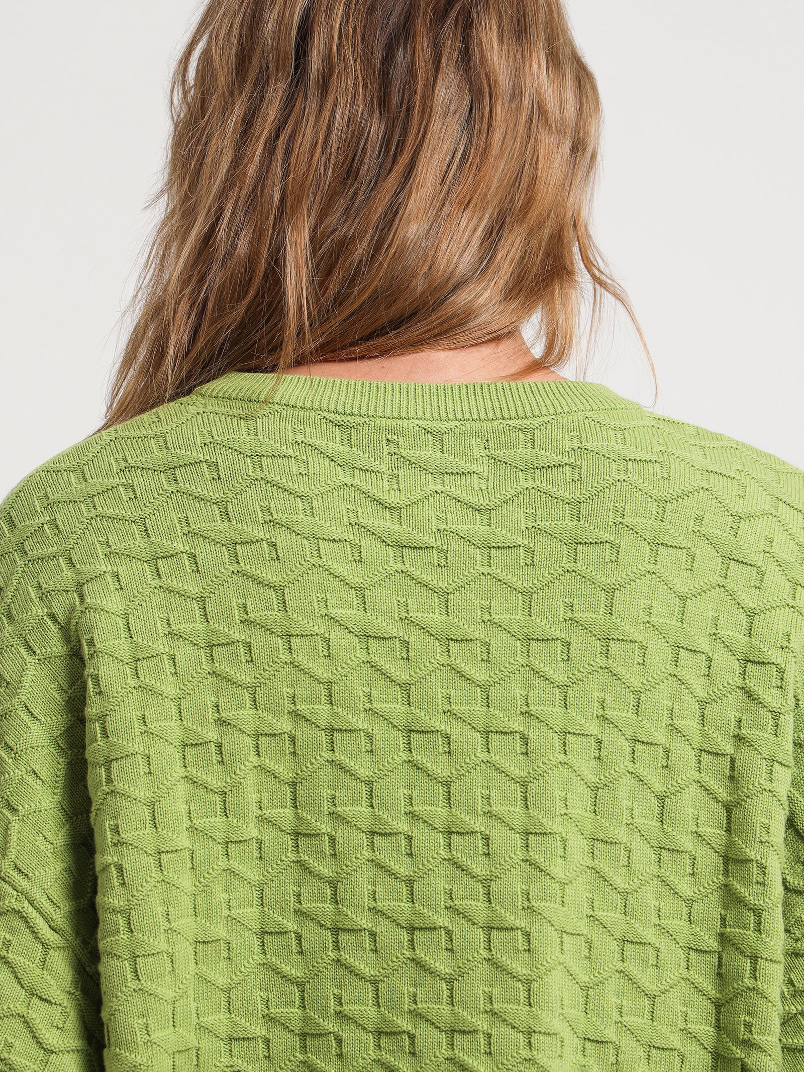 Strand Knit in Lime - Glue Store