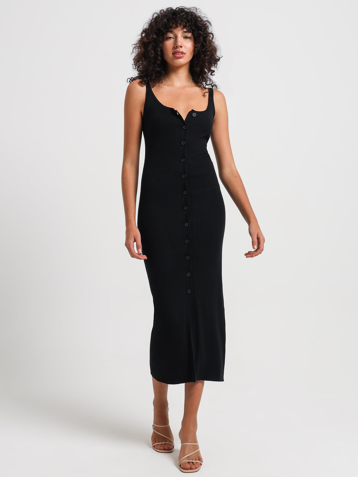 Nude Lucy Malo Knit Dress in Black | Black