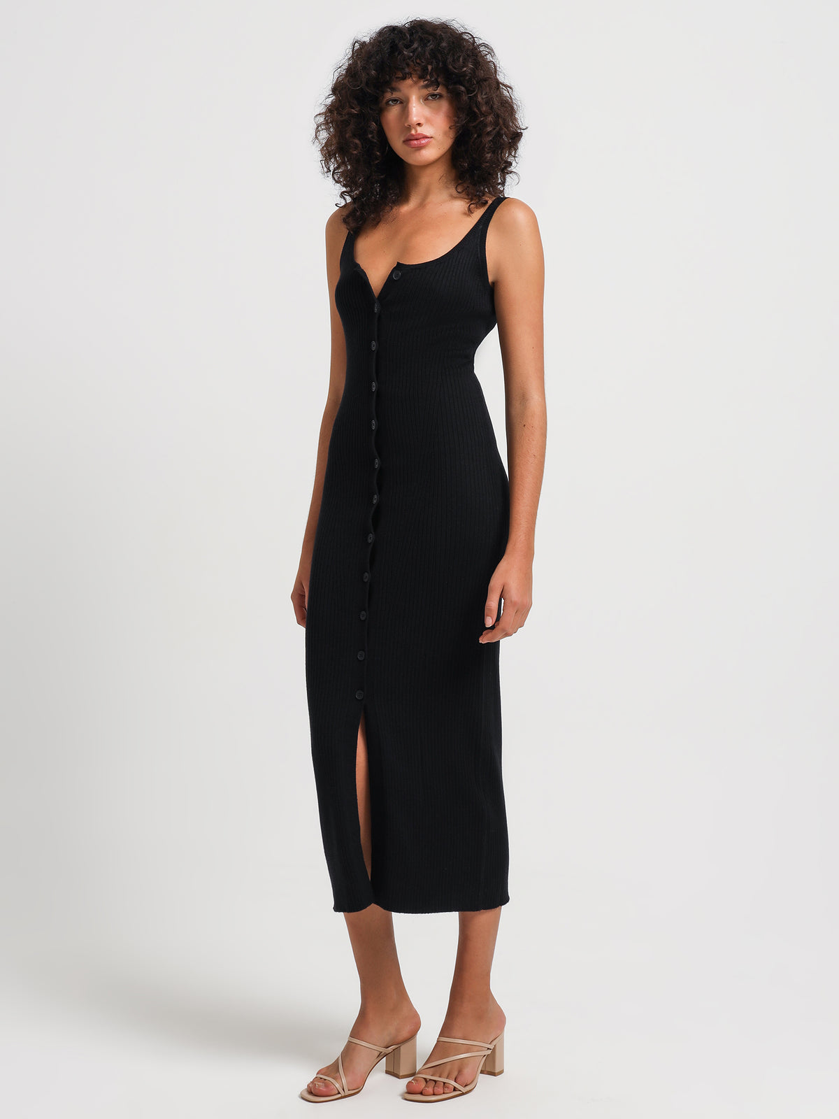 Nude Lucy Malo Knit Dress in Black | Black