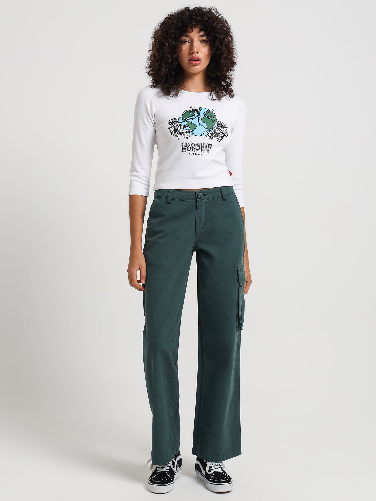 Breakdown Utility Pants in Dark Teal