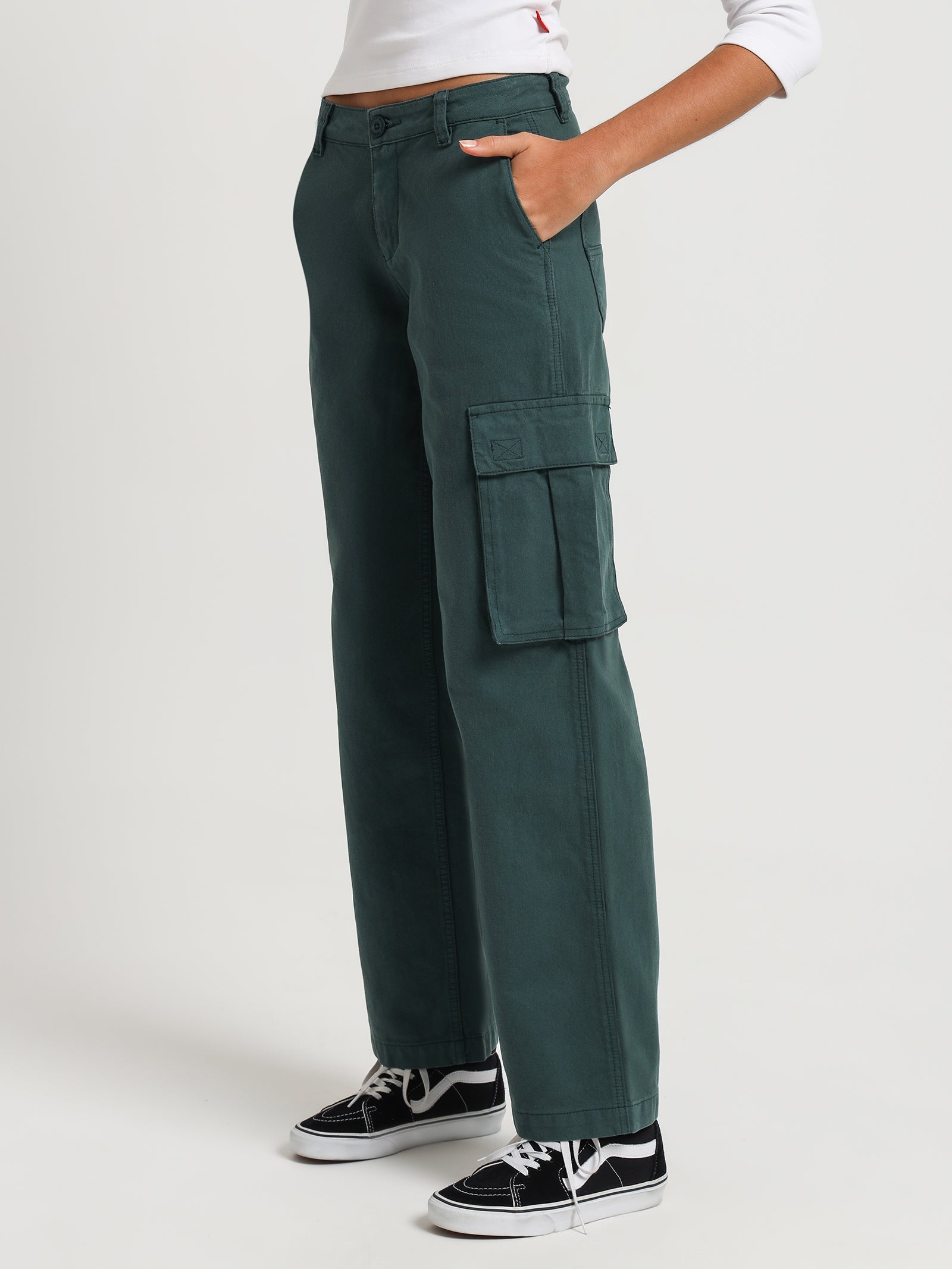 Breakdown Utility Pants in Dark Teal